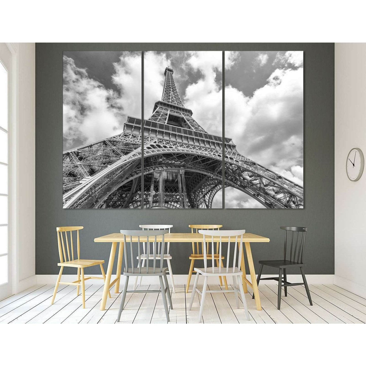 Eiffel Tower №3004 Ready to Hang Canvas Print - Zellart Canvas Prints ALL_Products, z-3004