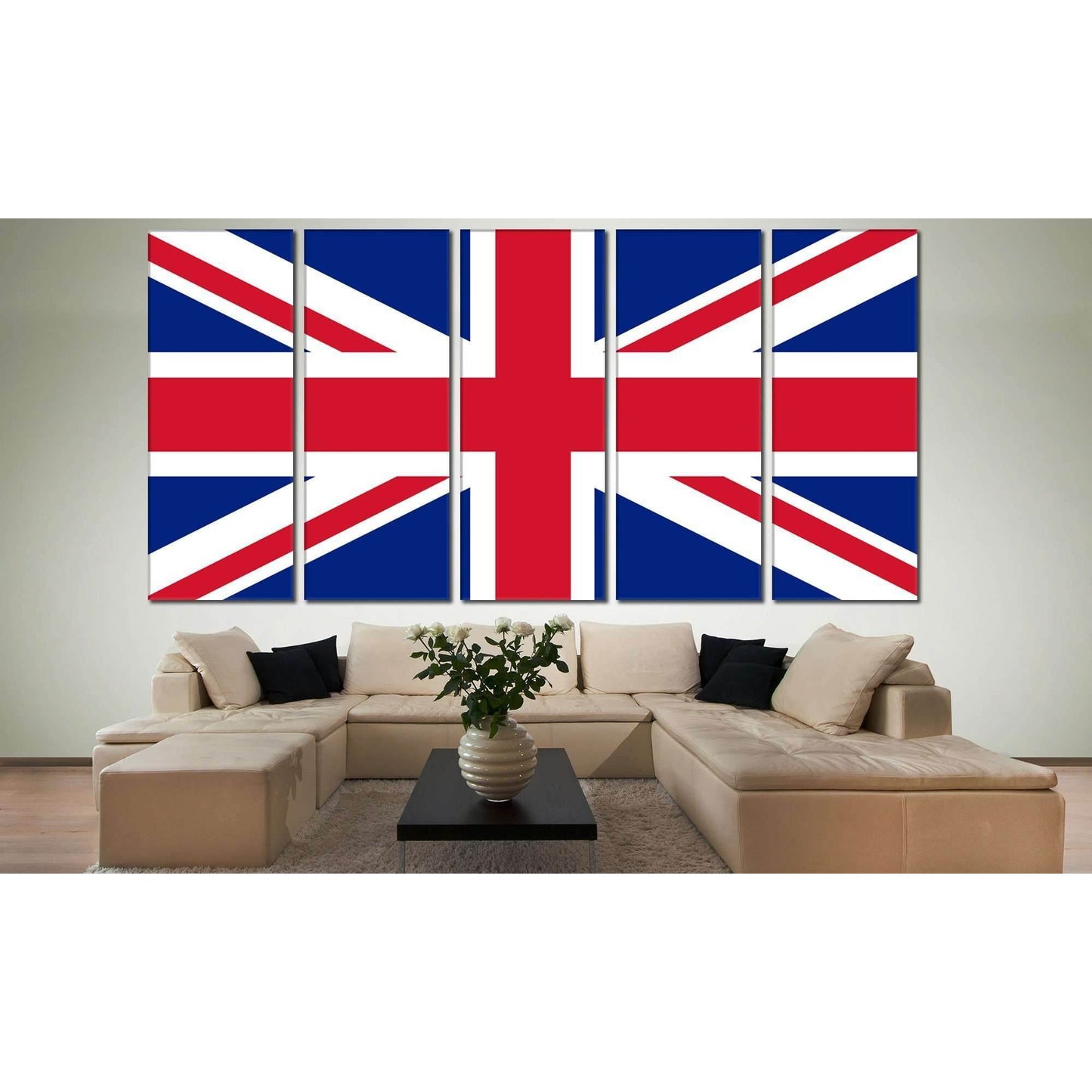 Flag of England №820 Ready to Hang Canvas Print - Zellart Canvas Prints ALL_Products, z-820