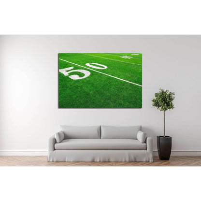 Football field №2129 Ready to Hang Canvas PrintCanvas art arrives ready to hang, with hanging accessories included and no additional framing required. Every canvas print is hand-crafted, made on-demand at our workshop and expertly stretched around 100% No