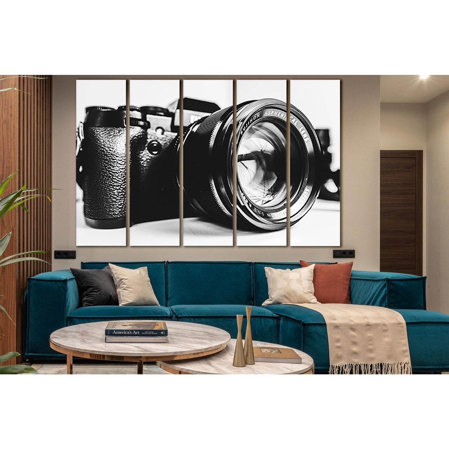 Fujifilm X T1 Photo Camera Black And White №SL860 Ready to Hang Canvas Print - Zellart Canvas Prints 0new, ALL_Products, Black & White Wall Art