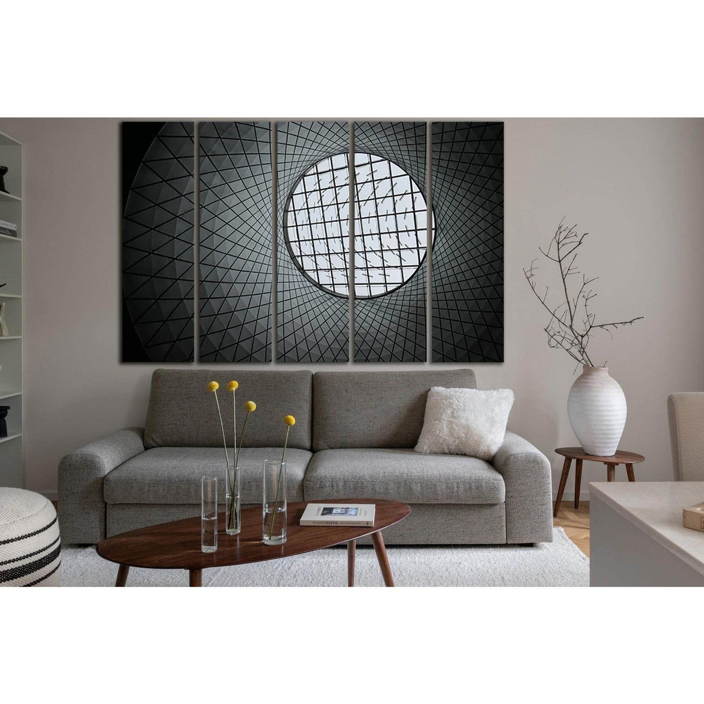 Fulton Street Subway Station №SL1390 Ready to Hang Canvas Print - Zellart Canvas Prints 0new, ALL_Products, Architecture