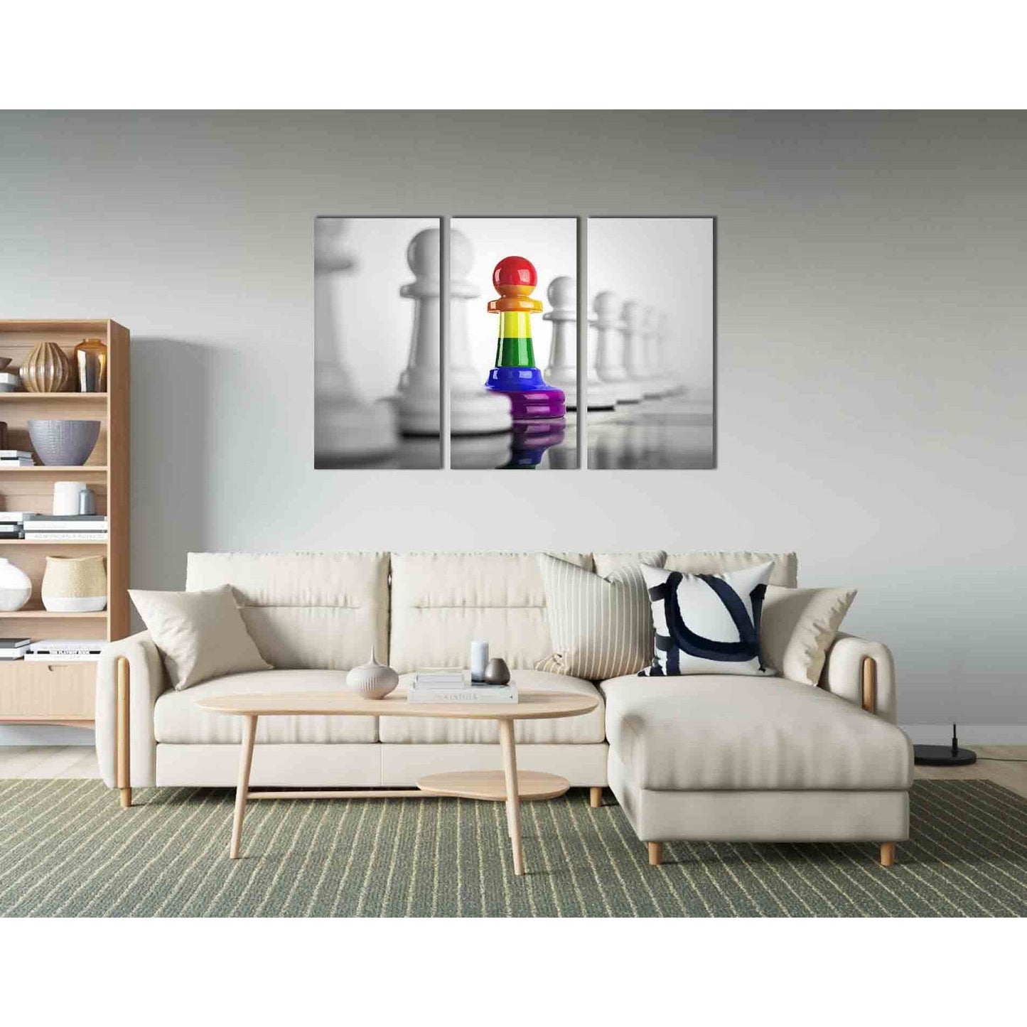 Gay pride №2117 Ready to Hang Canvas Print - Zellart Canvas Prints 2117, ALL_Products