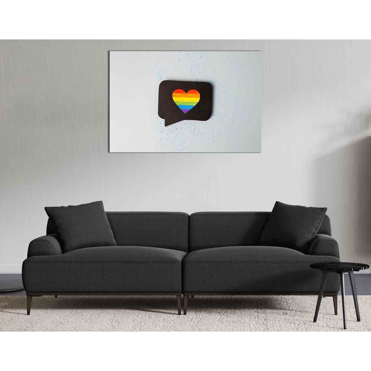 Homosexual love №2134 Ready to Hang Canvas Print - Zellart Canvas Prints 2134, ALL_Products