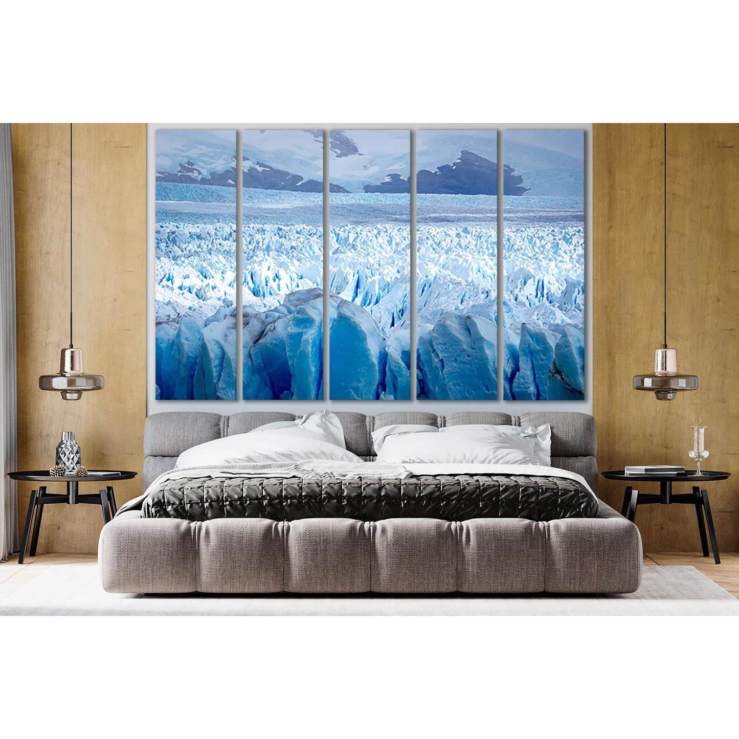 Horizontal View Glacier Perito Moreno №SL1309 Ready to Hang Canvas Print - Zellart Canvas Prints 0new, ALL_Products, Glacials