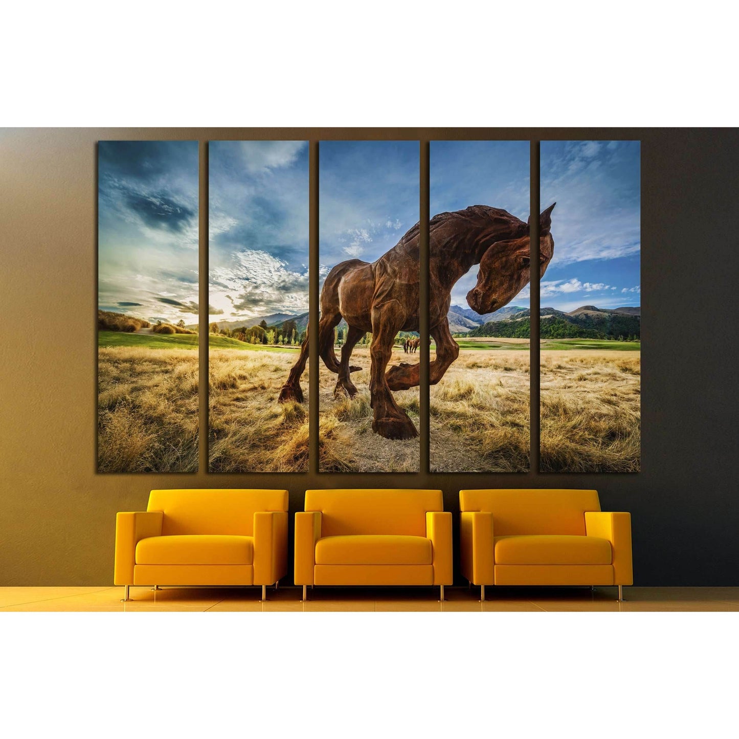 Horse Wall Art №5018 - Zellart Canvas Prints ALL_Products, Horses, s-5018