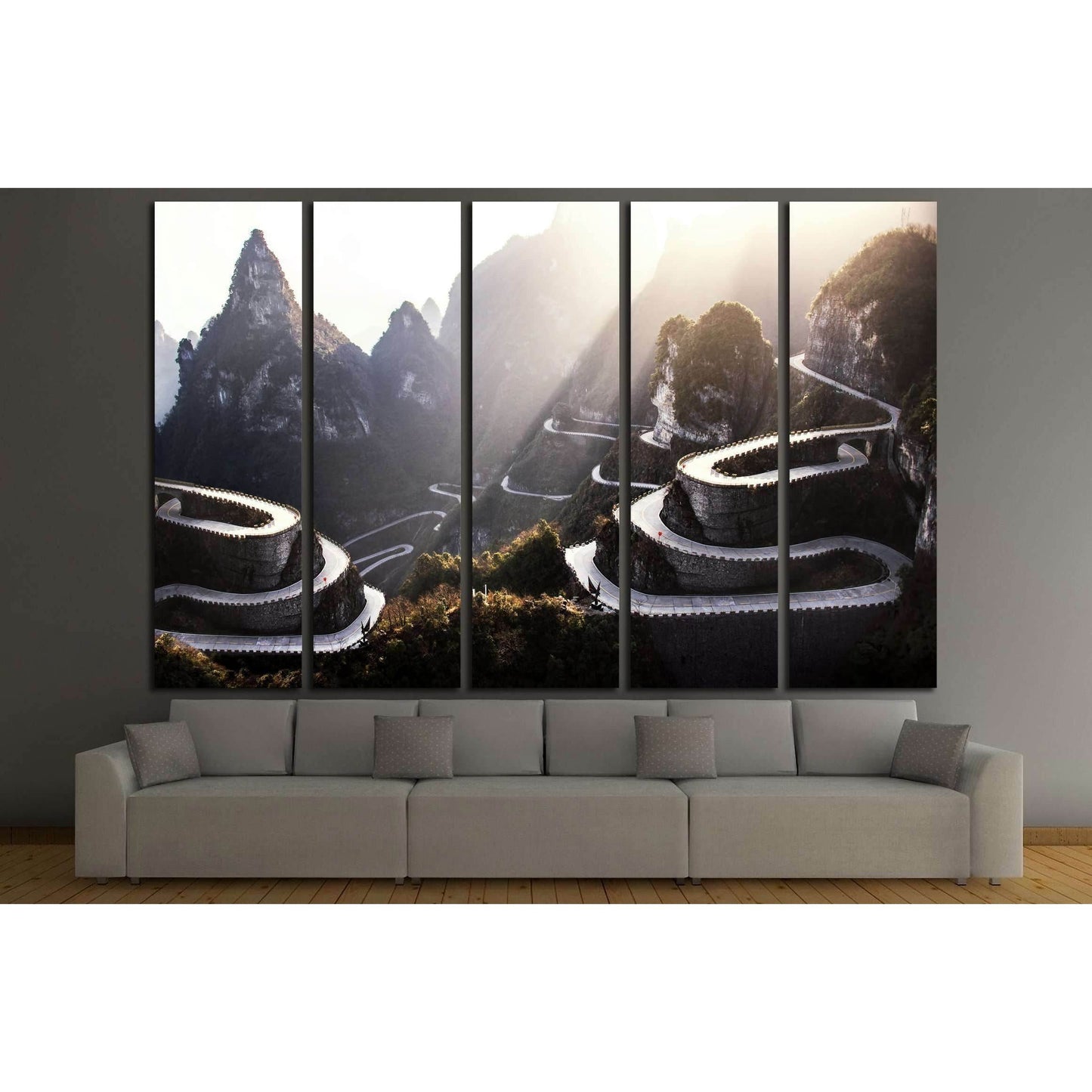 Hunan province, China №3153 Ready to Hang Canvas Print - Zellart Canvas Prints ALL_Products, s-3153