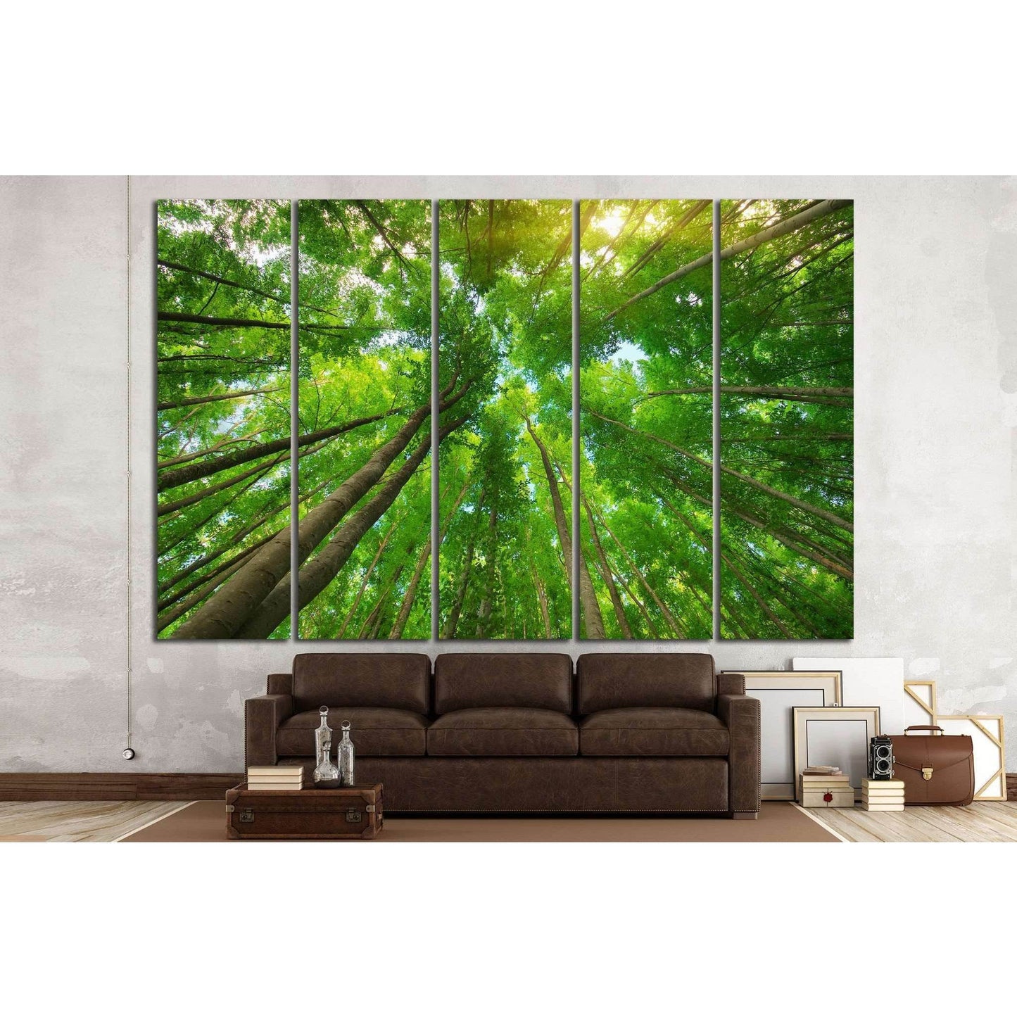 Into the forest №620 Ready to Hang Canvas Print - Zellart Canvas Prints ALL_Products, s-620