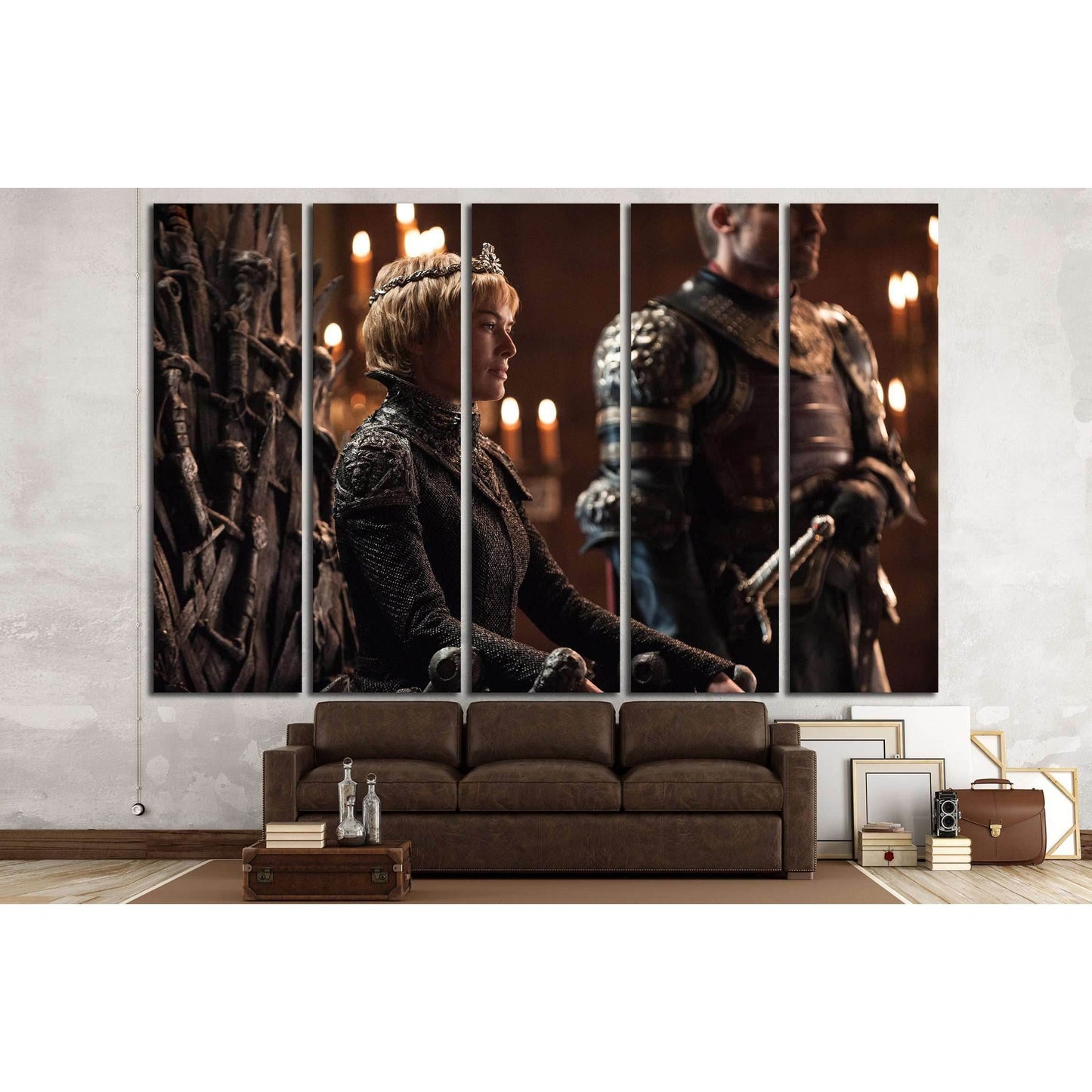 Jaime Lannister and Cersei Lannister №3322 Ready to Hang Canvas Print - Zellart Canvas Prints ALL_Products, s-3322