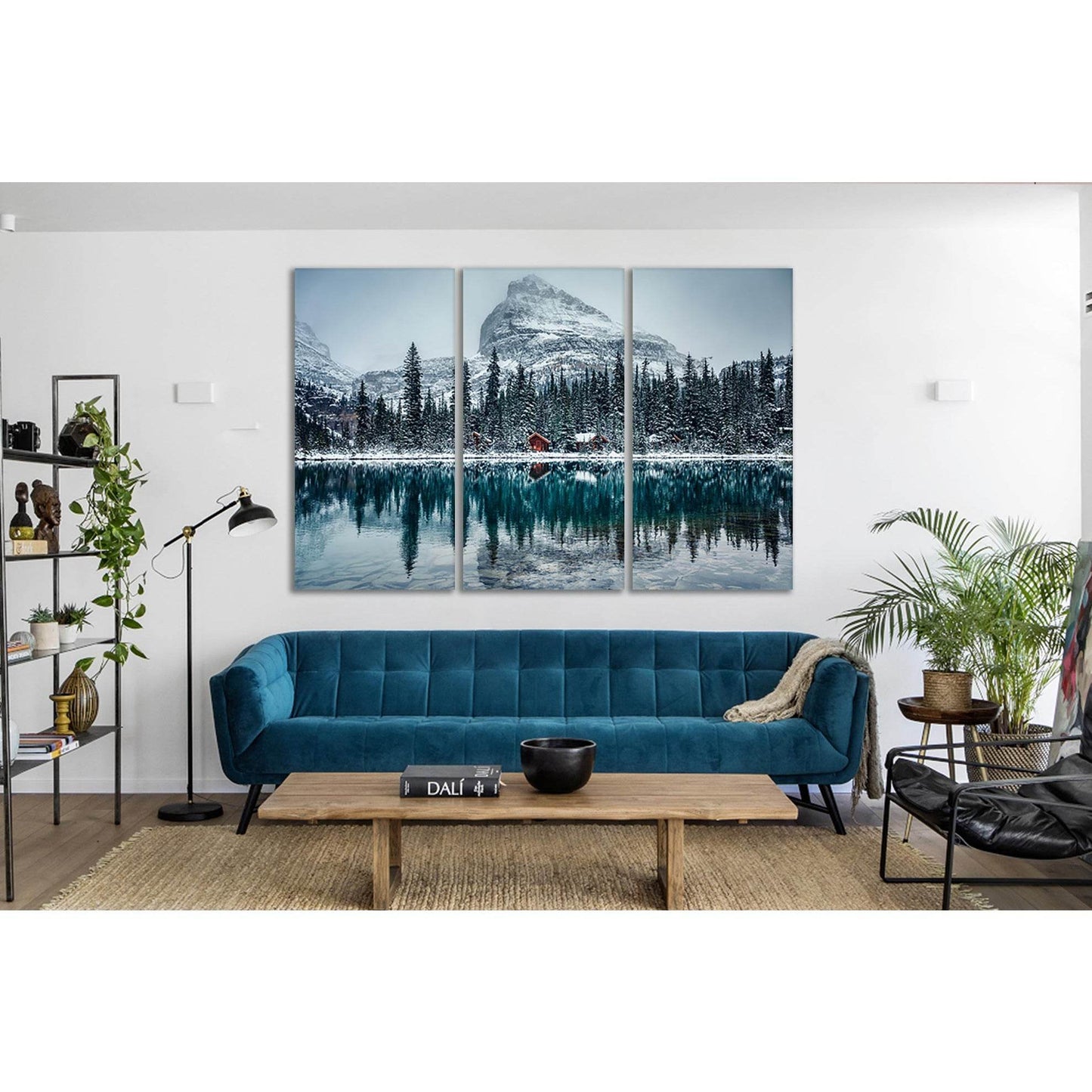 Lake Ohara №Sl33 Ready to Hang Canvas Print - Zellart Canvas Prints 0new, ALL_Products, Nature & Landscapes Canvas Print