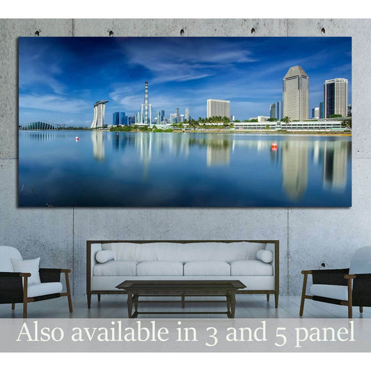 Landscape of Singapore city in day morning time №2165 Ready to Hang Canvas PrintCanvas art arrives ready to hang, with hanging accessories included and no additional framing required. Every canvas print is hand-crafted, made on-demand at our workshop and