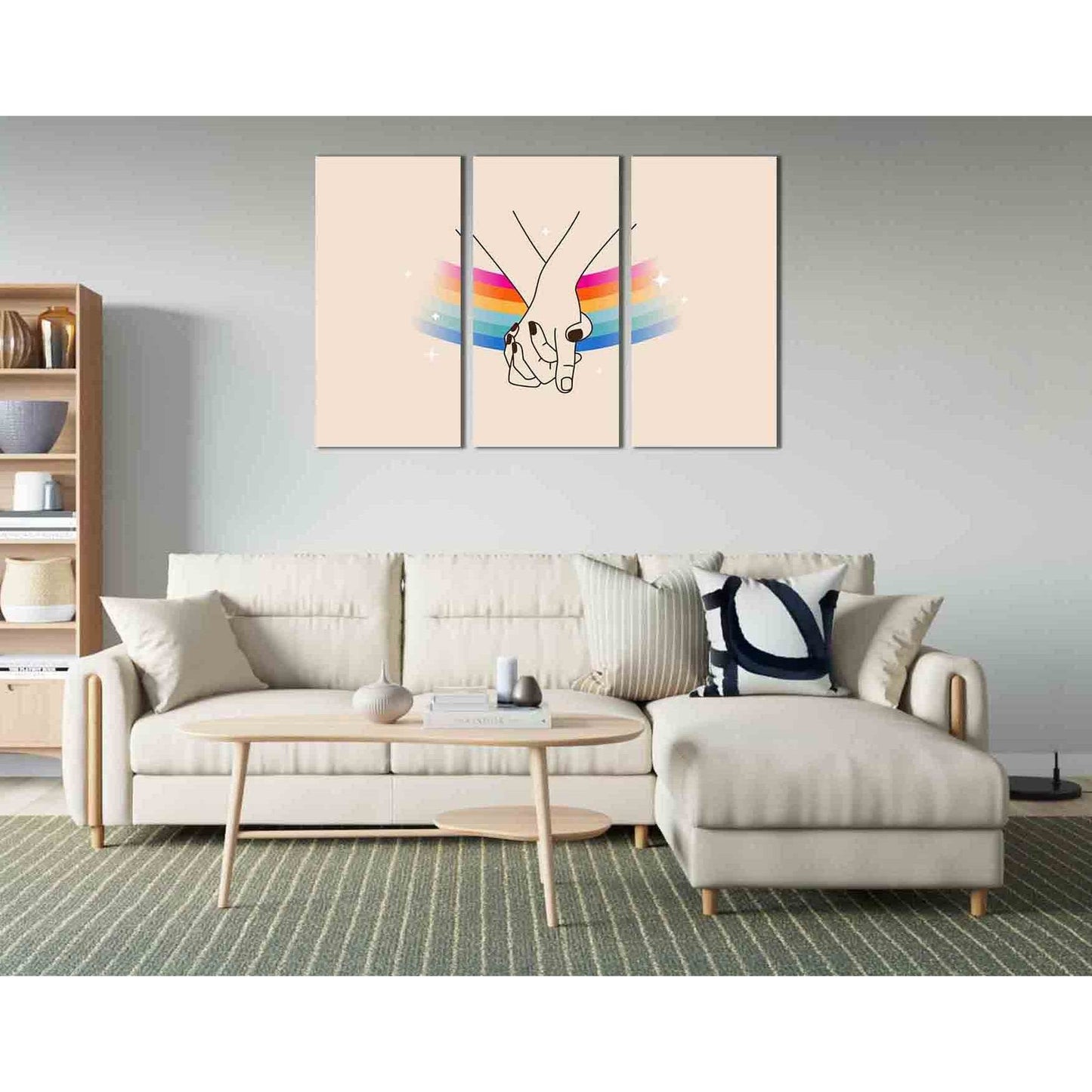 Lesbian gay bisexual transgender №2146 Ready to Hang Canvas Print - Zellart Canvas Prints 2146, ALL_Products