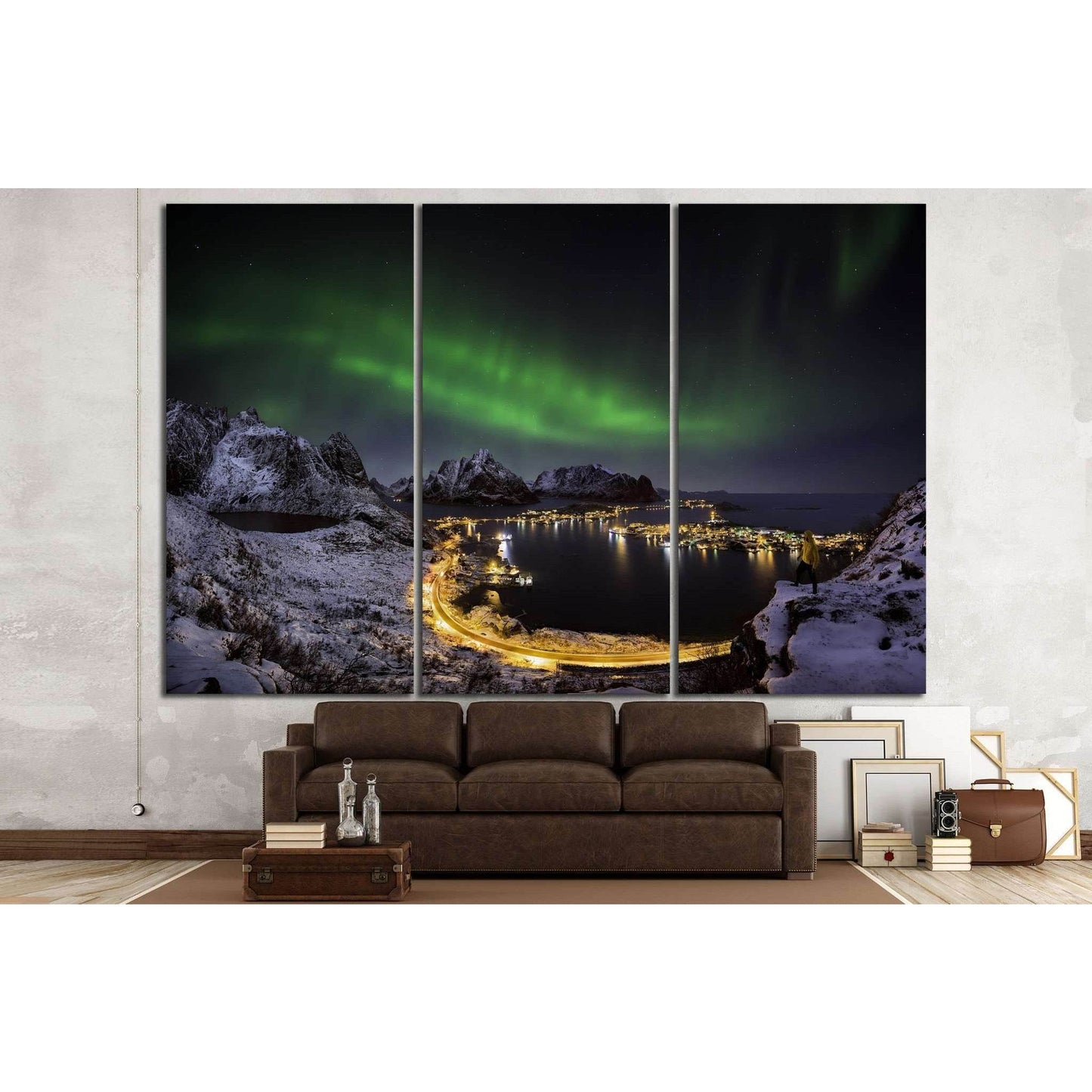 Lofoten islands, Norway №1431 Ready to Hang Canvas Print - Zellart Canvas Prints ALL_Products, s-1431