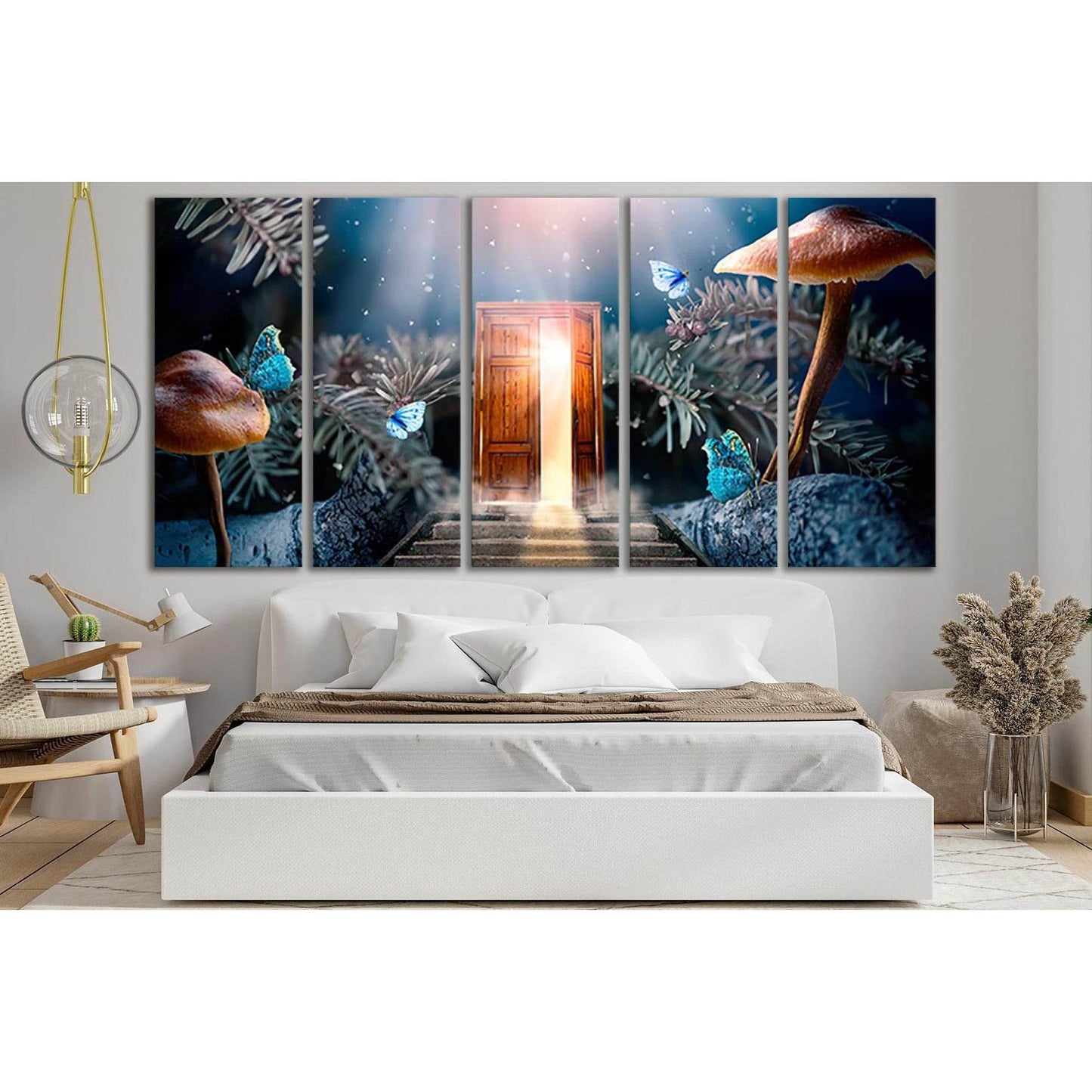 Magical Open Secret Door №SL1265 Ready to Hang Canvas Print - Zellart Canvas Prints 0new, ALL_Products, Fantasy And Sci Fi Wall Art