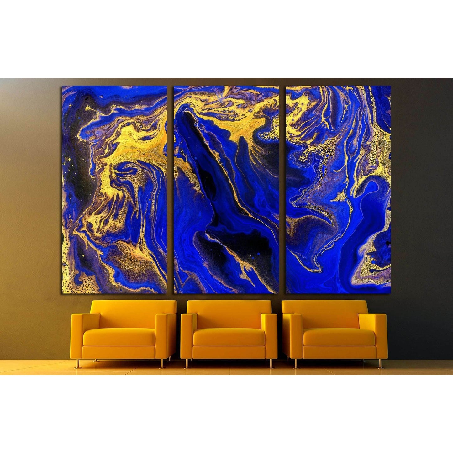 Marble. Beautiful abstract horizontal background №3228 Ready to Hang Canvas Print - Zellart Canvas Prints ALL_Products, s-3228