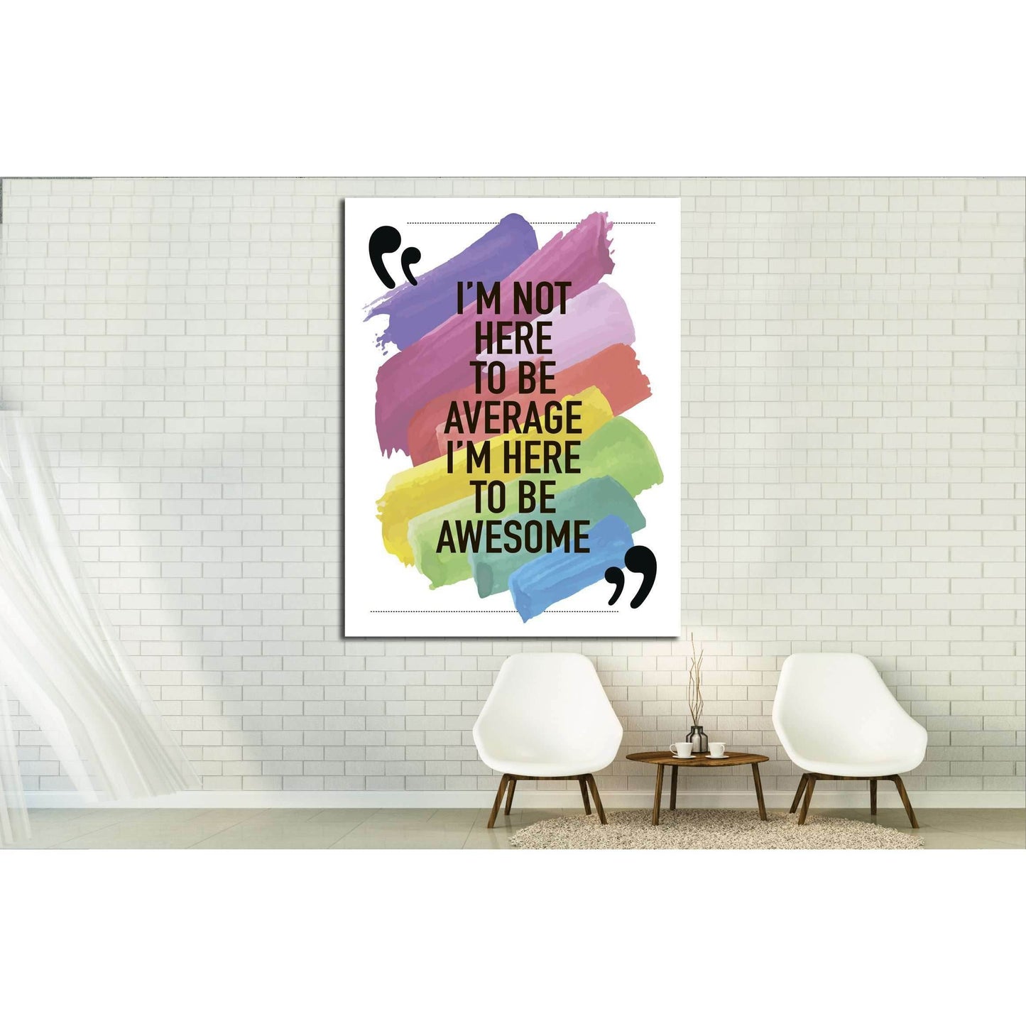 Motivational quote №4601 Ready to Hang Canvas Print - Zellart Canvas Prints 000Negative, ALL_Products, s-4601