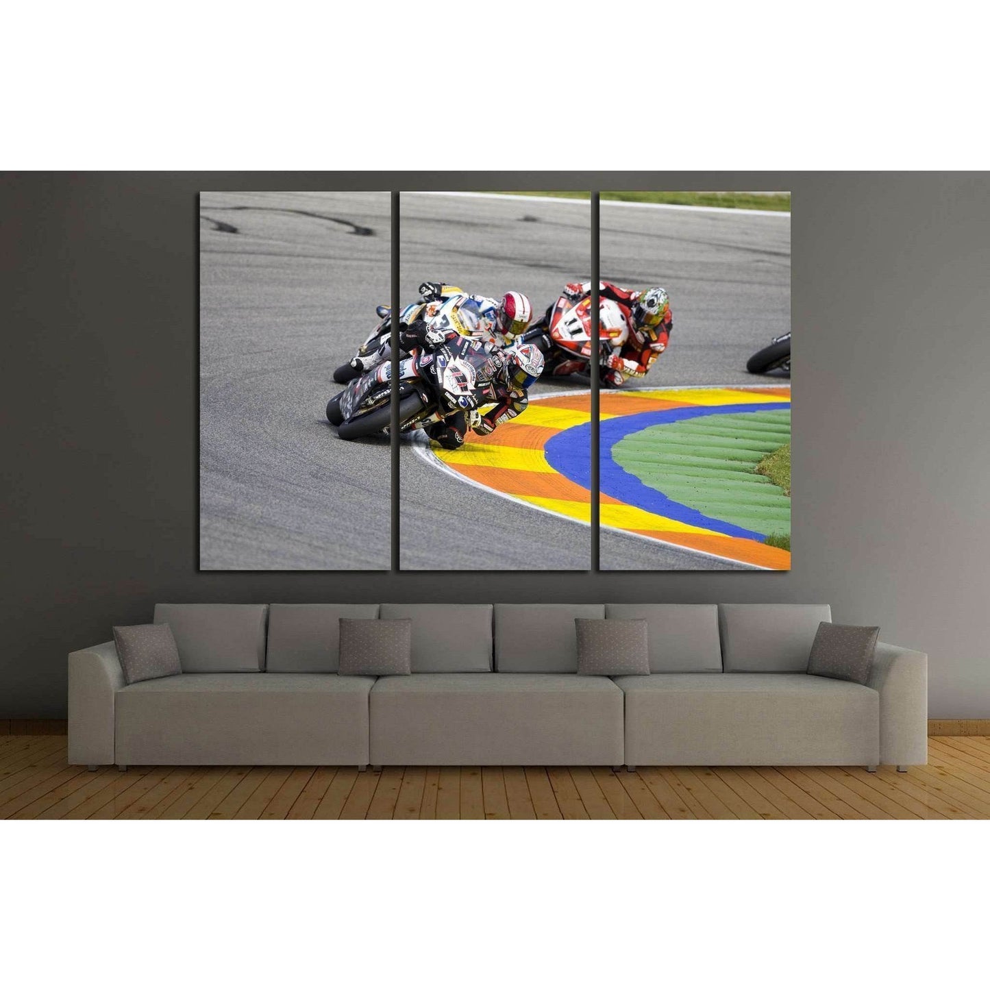 Moto GP Riders №162 Ready to Hang Canvas Print - Zellart Canvas Prints ALL_Products, wd-162