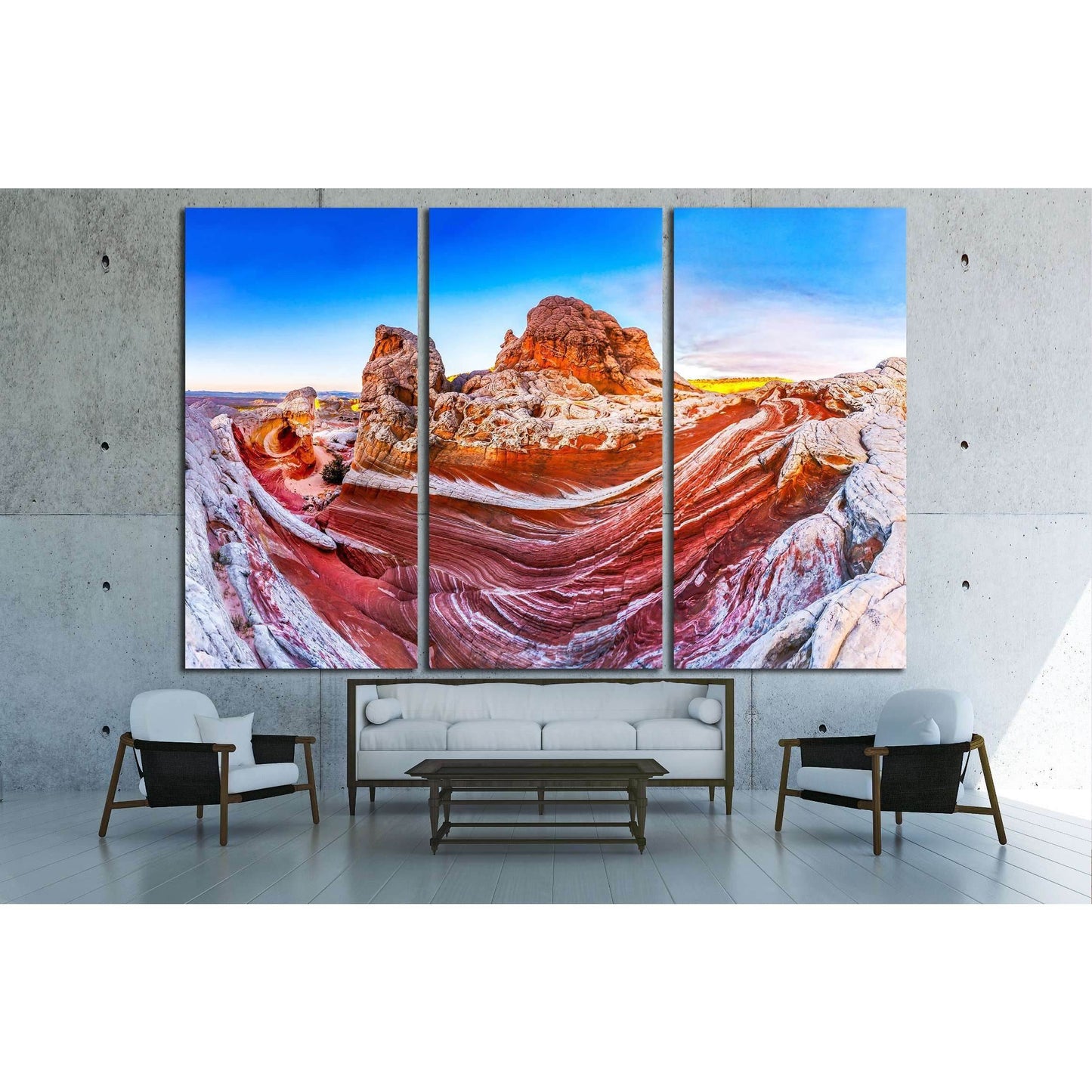 Mountain panoramic landscape №2820 Ready to Hang Canvas Print - Zellart Canvas Prints ALL_Products, s-2820