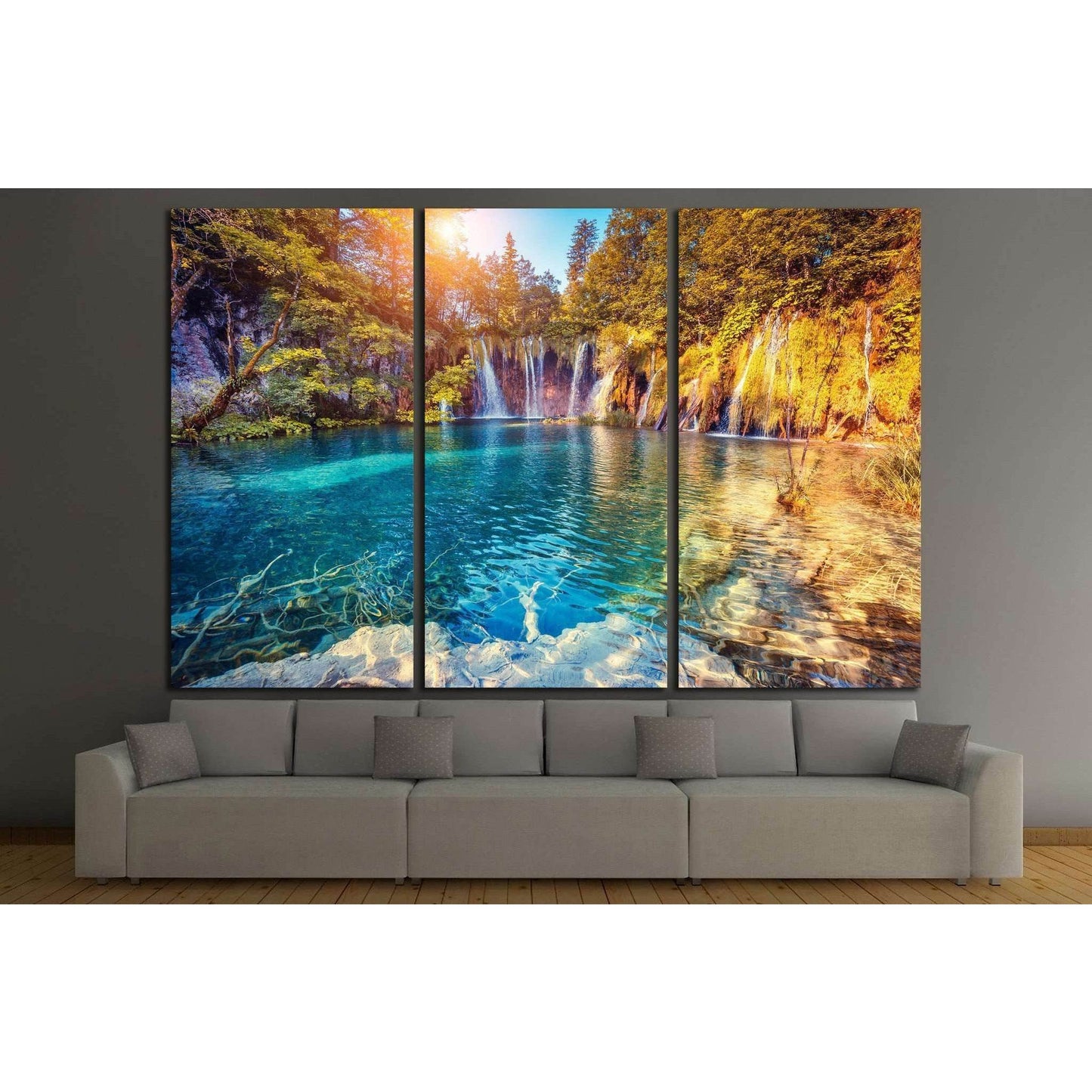 National Park, Croatia Canvas Print, Ready to Hang №631 - Zellart Canvas Prints ALL_Products, s-631