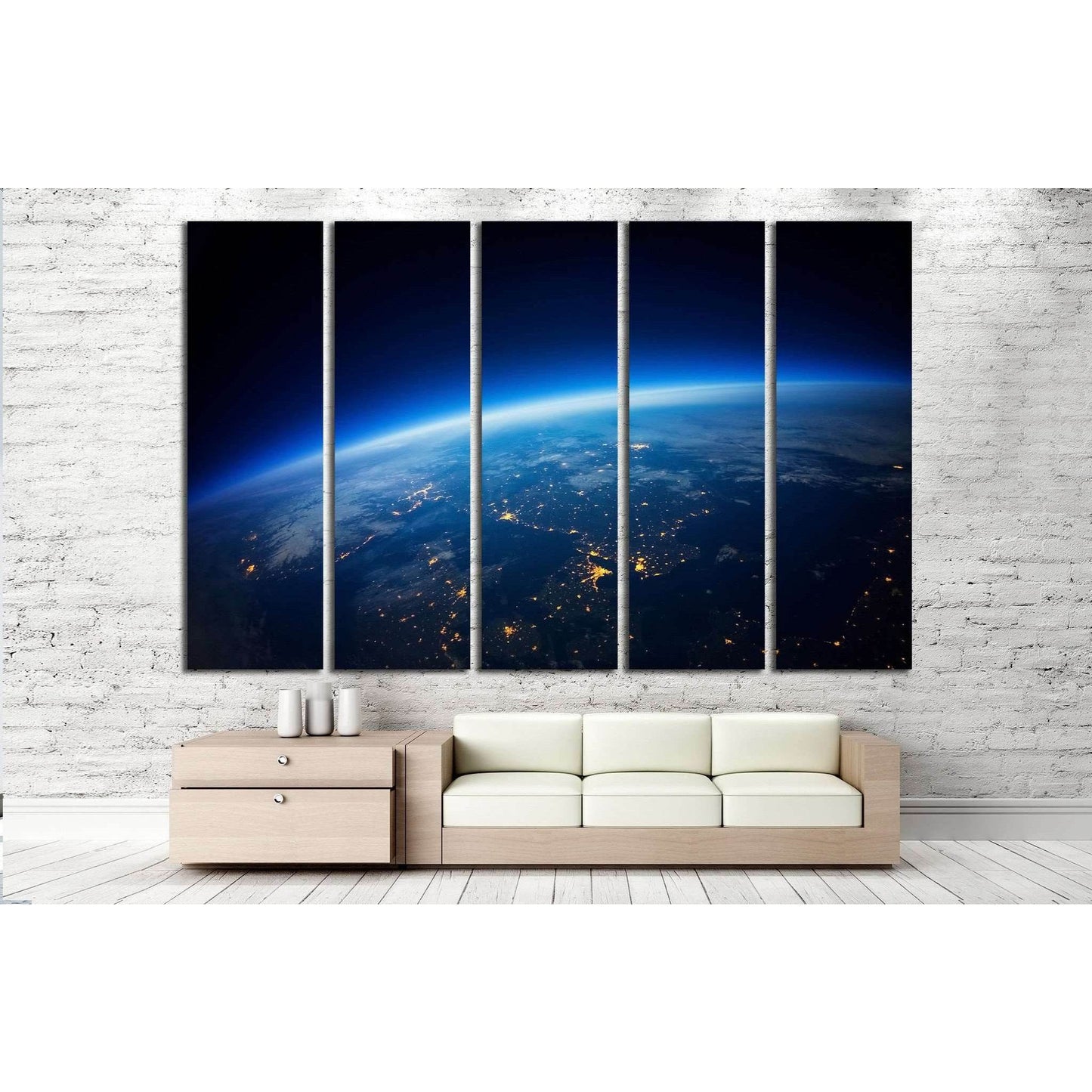 Near Space №861 Ready to Hang Canvas Print - Zellart Canvas Prints ALL_Products, s-861