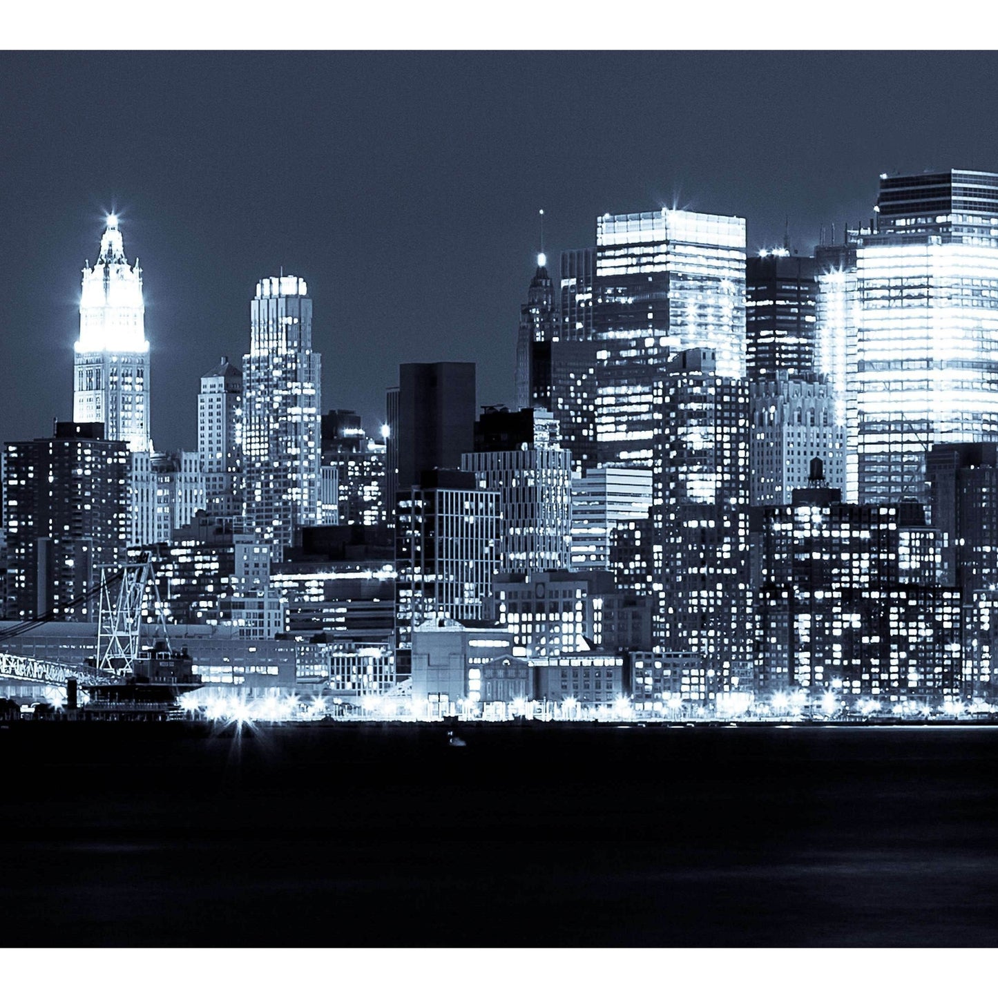 New York Extra large 7 panel canvas №37 Ready to Hang Canvas Print - Zellart Canvas Prints 0_NY_ART, ALL_Products, s-37