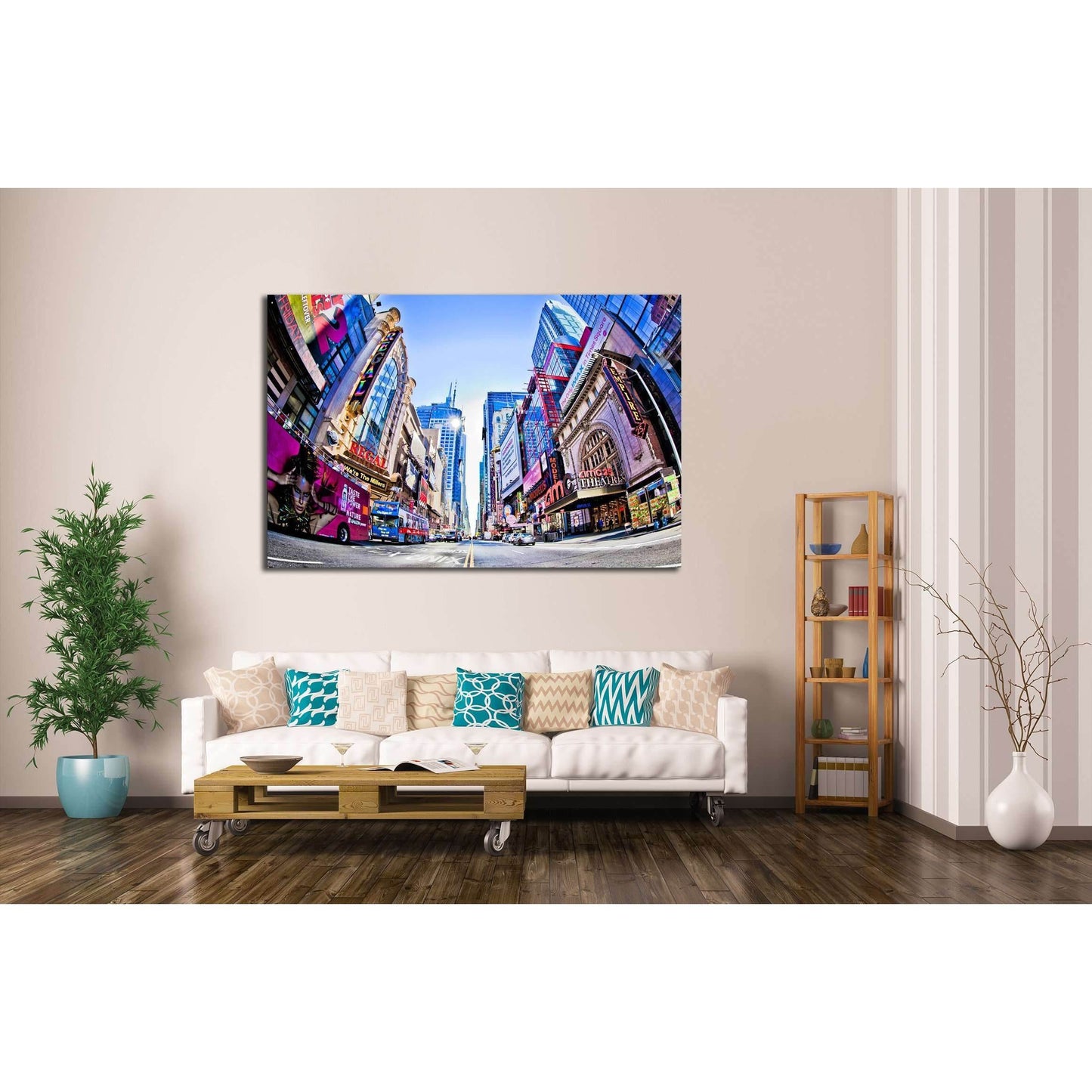NEW YORK, Times Square and 42nd Stree №2267 Ready to Hang Canvas PrintCanvas art arrives ready to hang, with hanging accessories included and no additional framing required. Every canvas print is hand-crafted, made on-demand at our workshop and expertly s