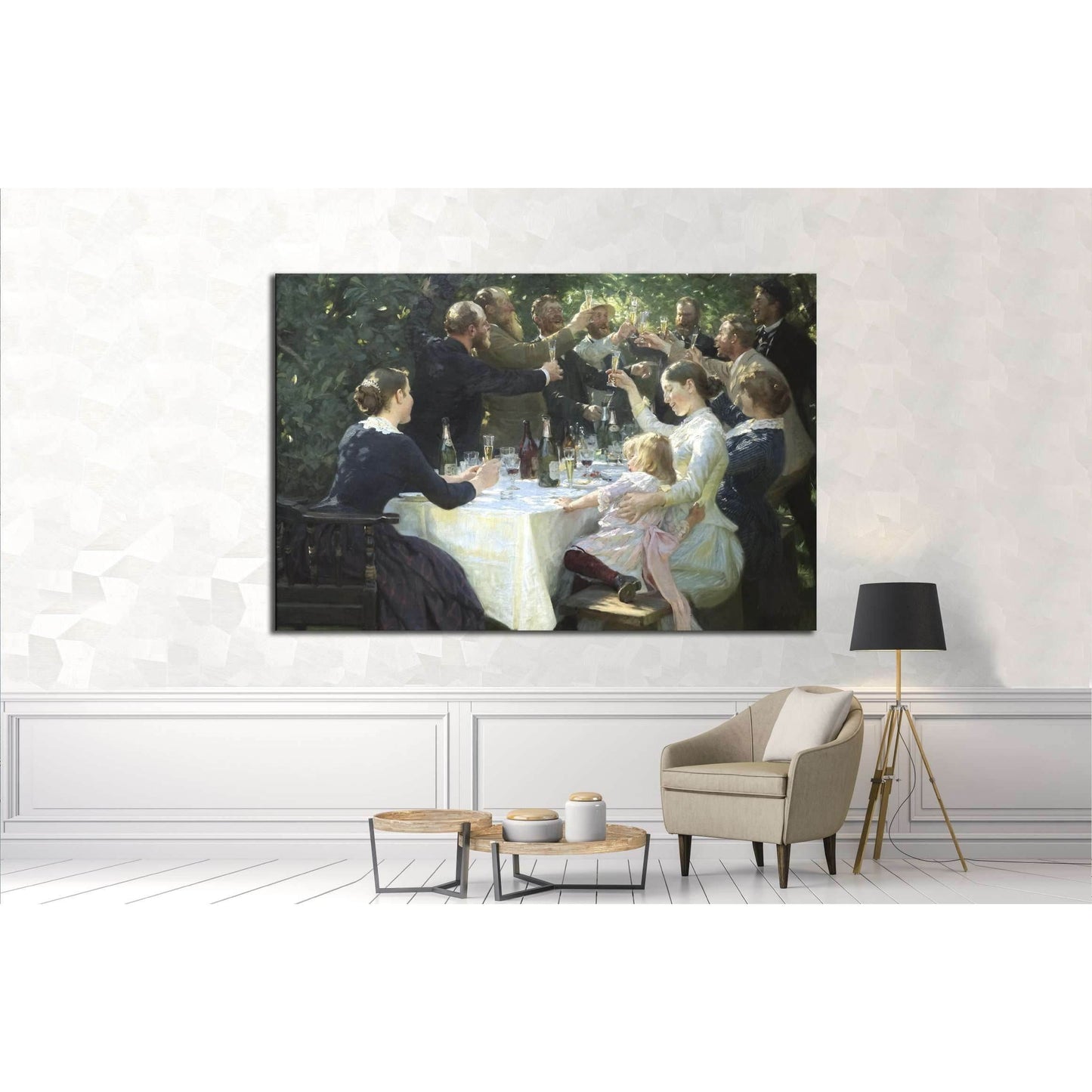 Oil painting №3486 Ready to Hang Canvas Print - Zellart Canvas Prints ALL_Products, s-3486