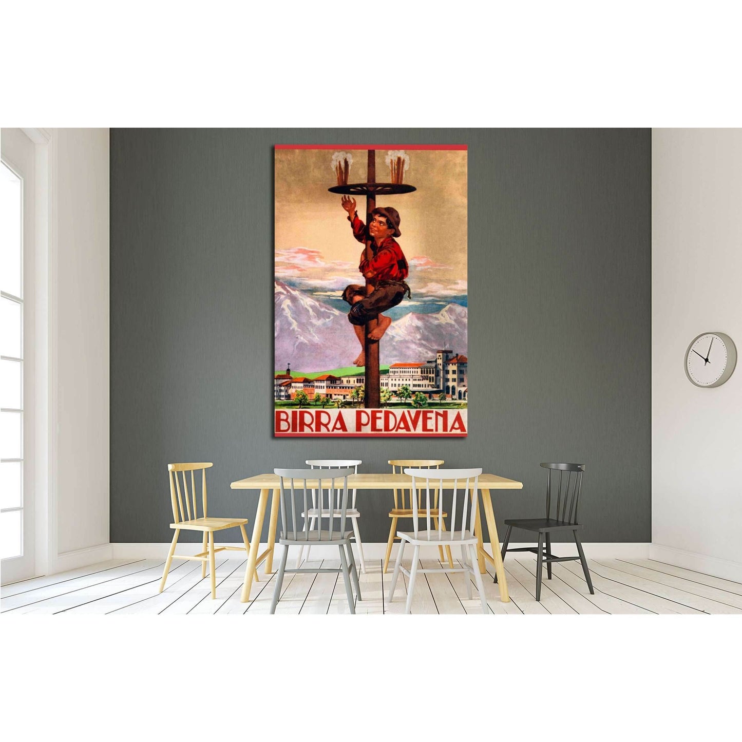 old beer retro №3471 Ready to Hang Canvas Print - Zellart Canvas Prints ALL_Products, Beer, s-3471