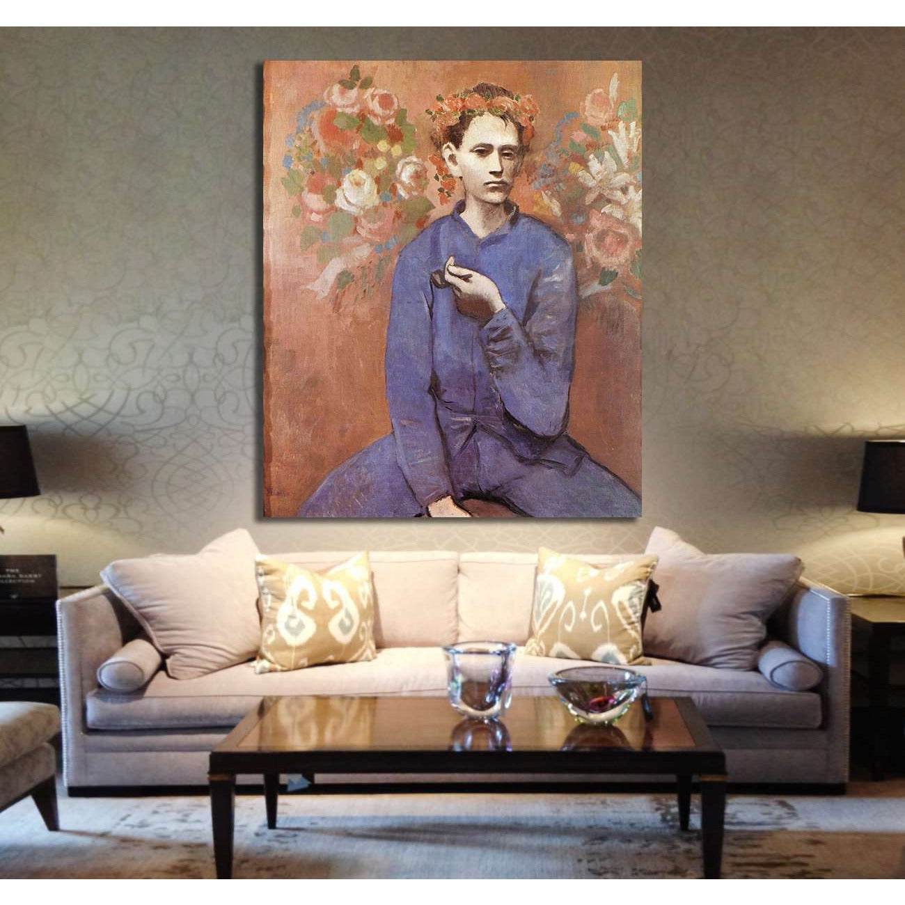 Pablo Picasso, Boy with a pipe - Canvas print - Zellart Canvas Prints 000Negative, 6151, ALL_Products