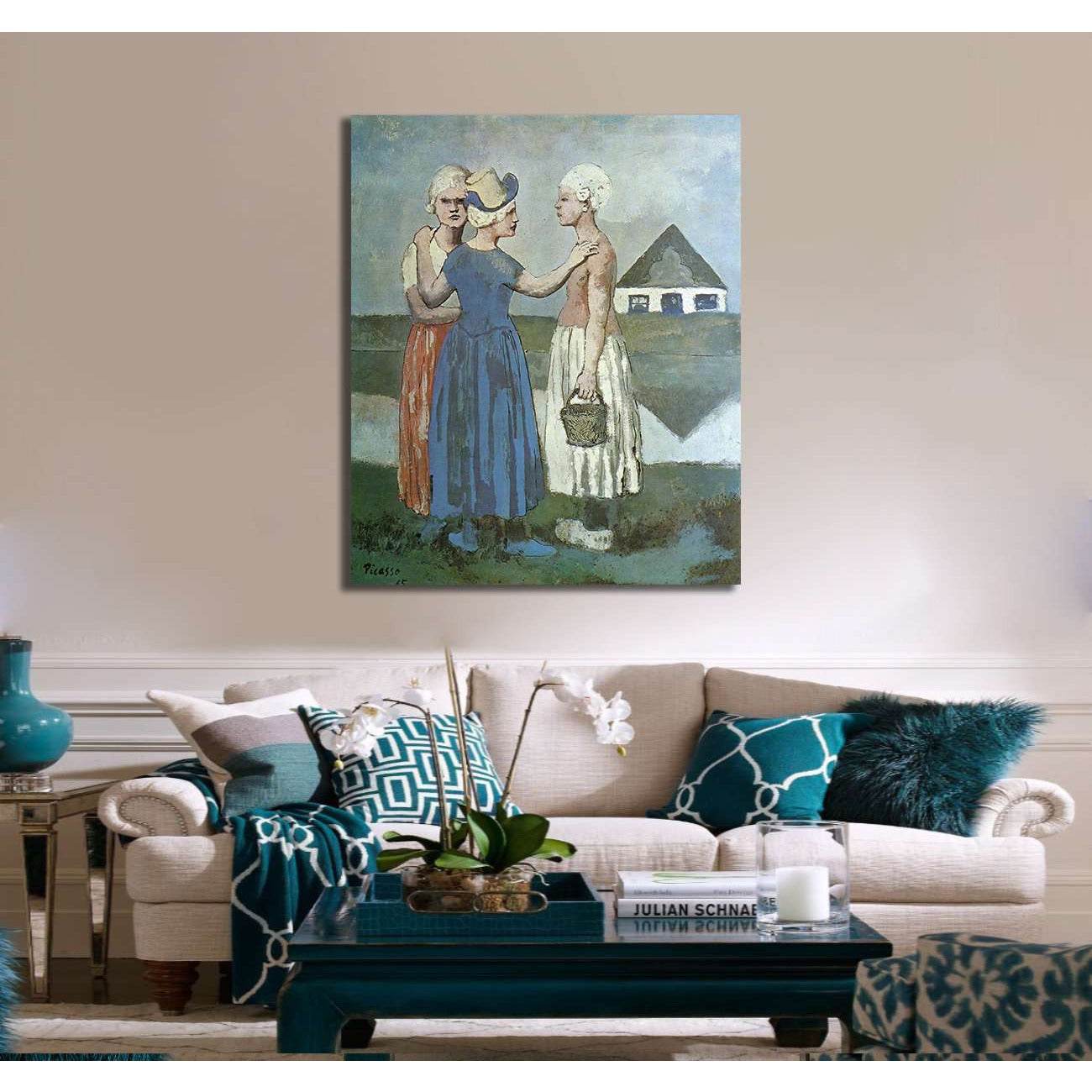 Pablo Picasso, Three dutch girls - Canvas print - Zellart Canvas Prints 000Negative, 6187, ALL_Products