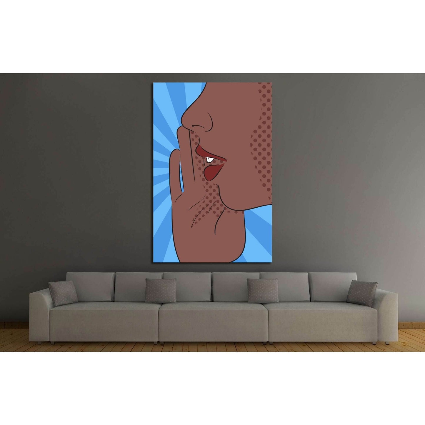 Pop Art №3311 Ready to Hang Canvas Print - Zellart Canvas Prints ALL_Products, s-3311