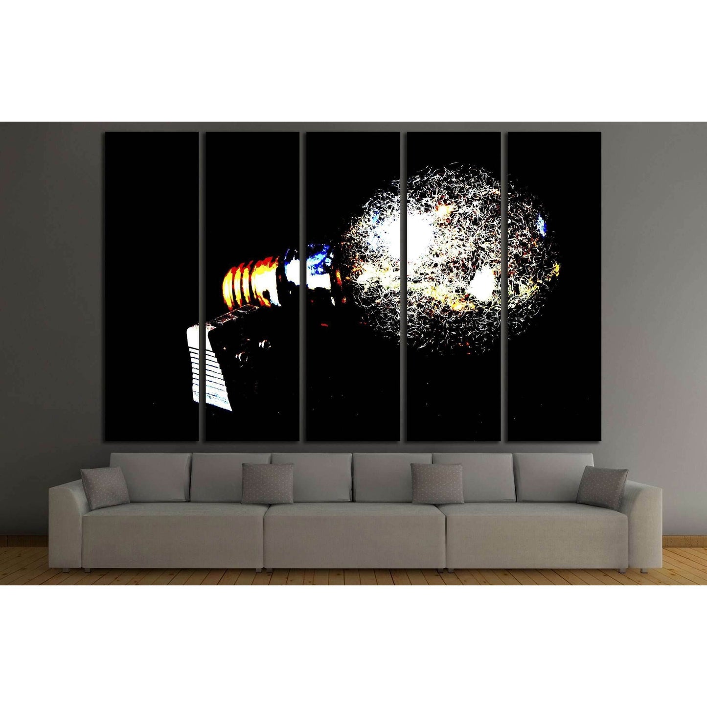 Pop Art Magnesium №3307 Ready to Hang Canvas Print - Zellart Canvas Prints ALL_Products, s-3307