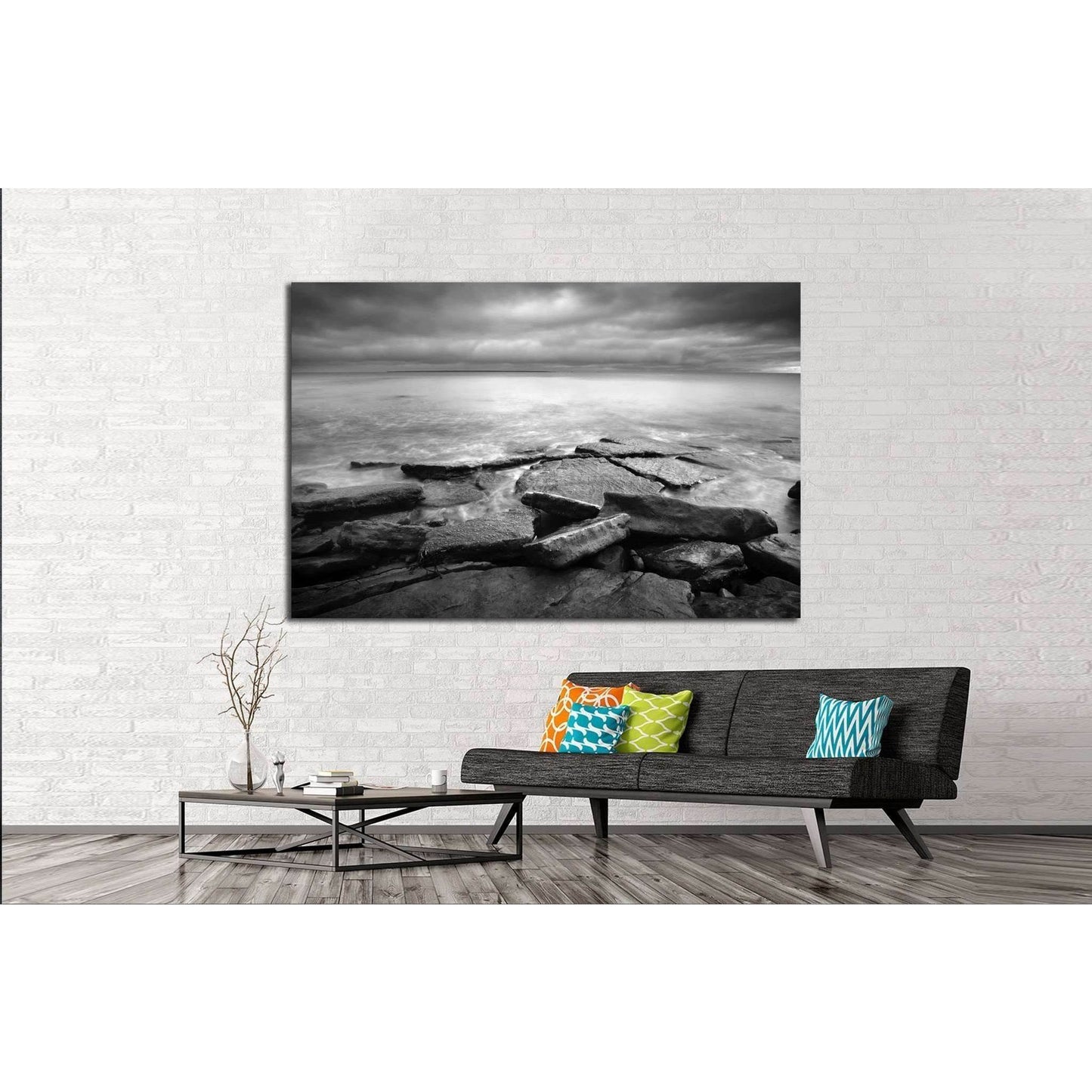 Rock Island №1392 Ready to Hang Canvas Print - Zellart Canvas Prints ALL_Products, s-1392