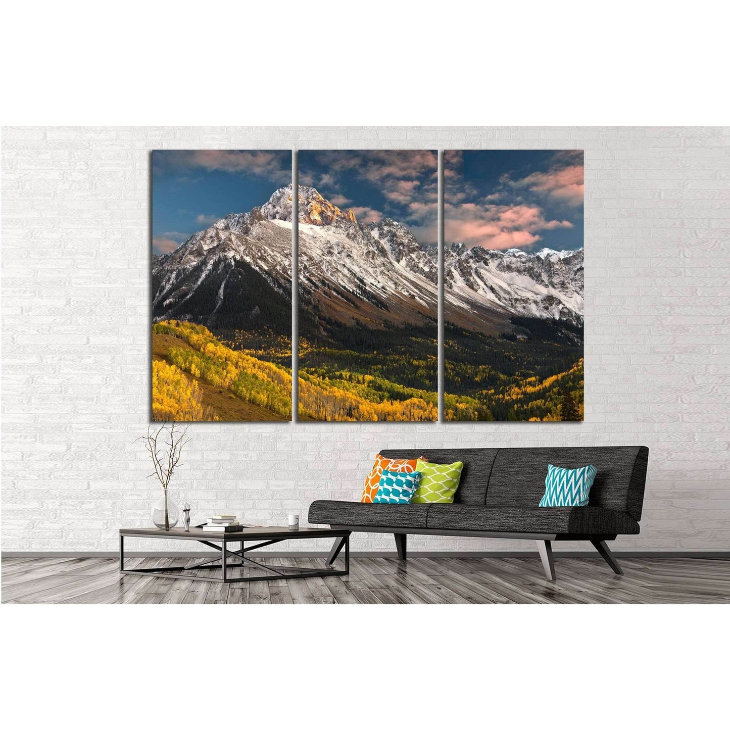 Rocky Mountain №26 Ready to Hang Canvas Print - Zellart Canvas Prints ALL_Products, s-26