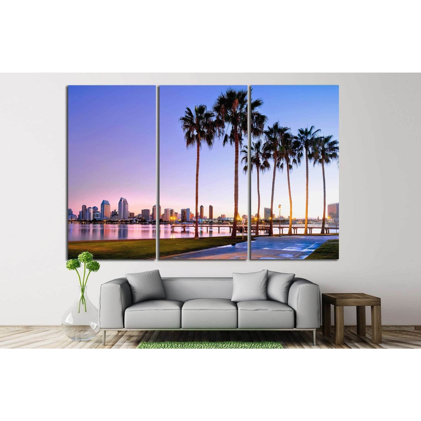 San Diego, California, USA №999 Ready to Hang Canvas Print - Zellart Canvas Prints ALL_Products, s-999