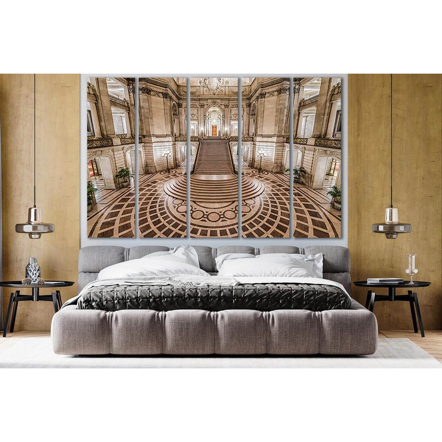 San Francisco City Hall №SL1360 Ready to Hang Canvas Print - Zellart Canvas Prints 0new, ALL_Products, Architecture