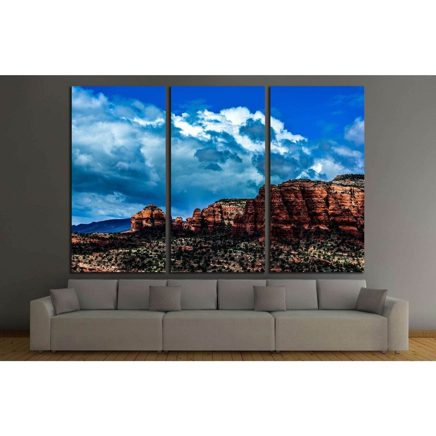 Sedona Red rocks Arizona №1998 Ready to Hang Canvas Print - Zellart Canvas Prints ALL_Products, s-1998