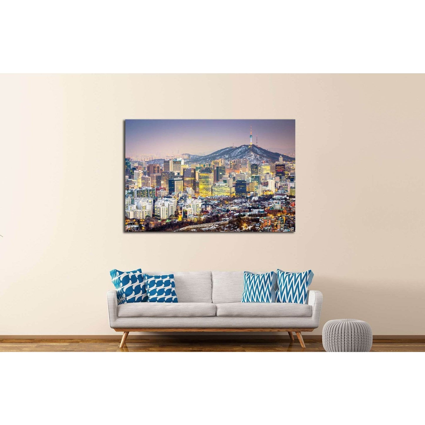 Seoul, South Korea №580 Ready to Hang Canvas Print - Zellart Canvas Prints ALL_Products, s-580