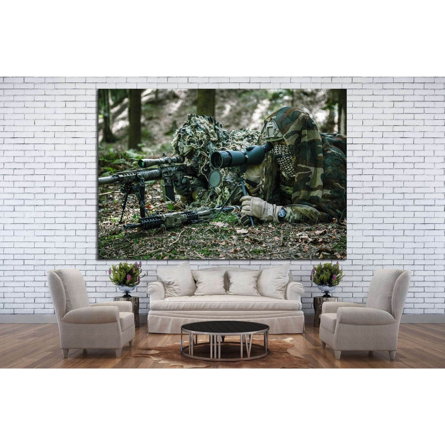 Sniper №4 Ready to Hang Canvas Print - Zellart Canvas Prints ALL_Products, s-4