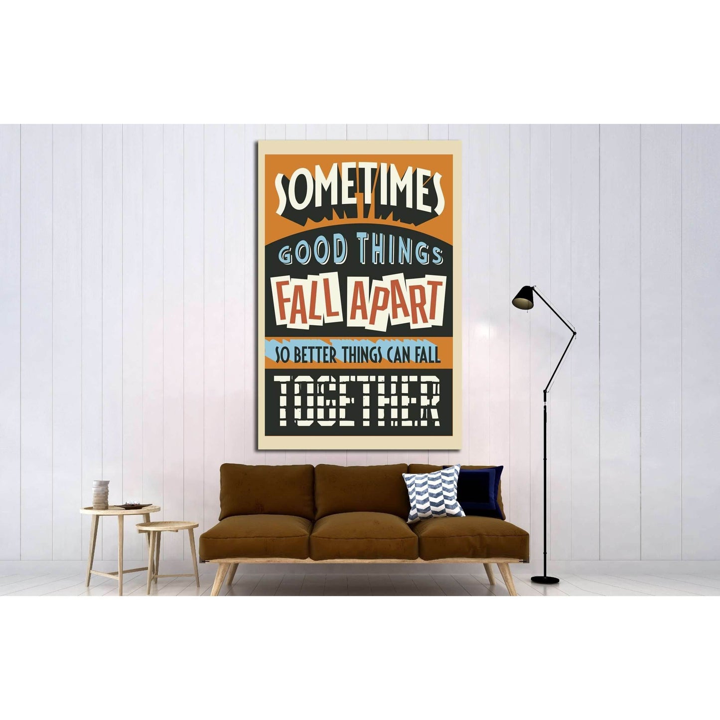 so better things csn fall together №4543 Ready to Hang Canvas Print - Zellart Canvas Prints ALL_Products, s-4542