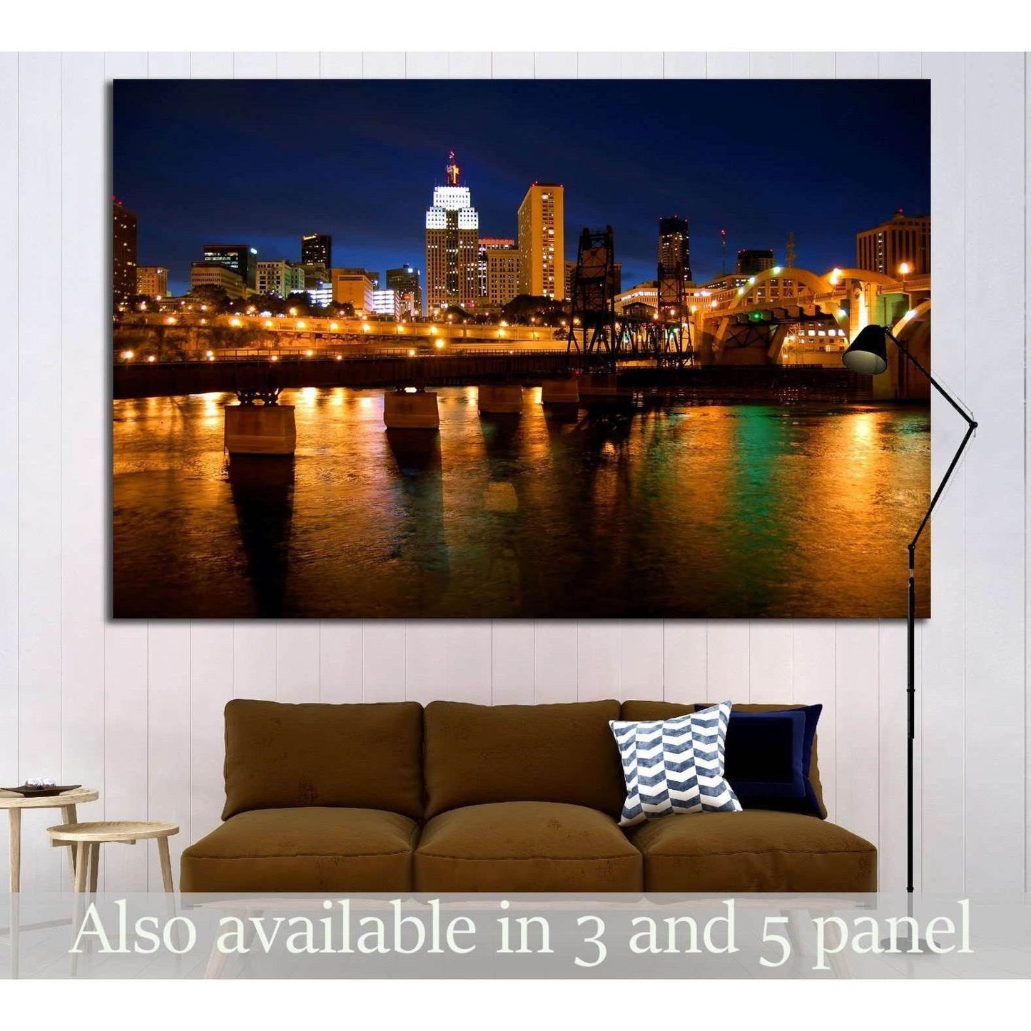 St. Paul, Minnesota skyline №1661 Ready to Hang Canvas PrintCanvas art arrives ready to hang, with hanging accessories included and no additional framing required. Every canvas print is hand-crafted, made on-demand at our workshop and expertly stretched a