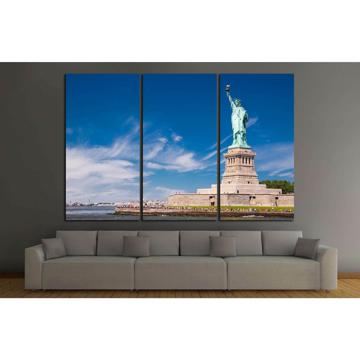 Statue of liberty №1205 Ready to Hang Canvas Print - Zellart Canvas Prints ALL_Products, s-1205
