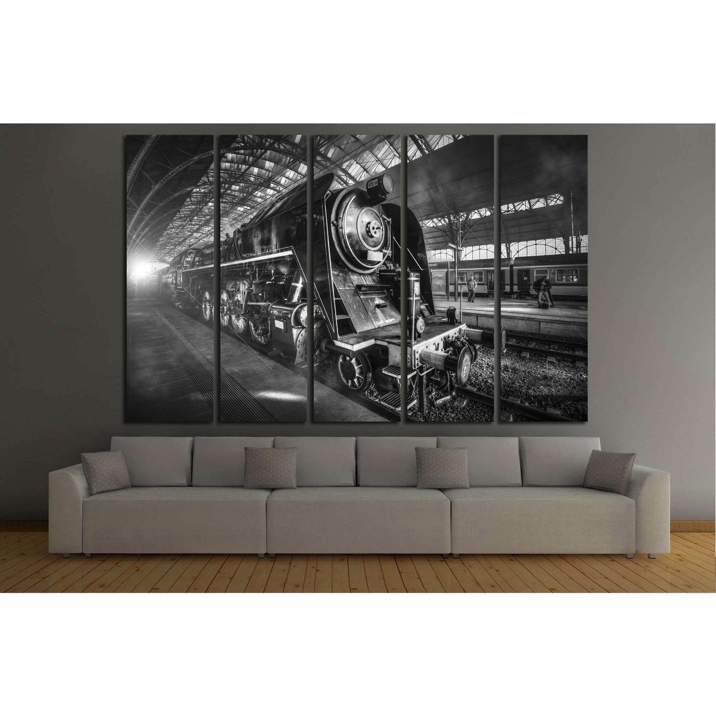 Steam Locomotive №234 Ready to Hang Canvas Print - Zellart Canvas Prints ALL_Products, wd-234