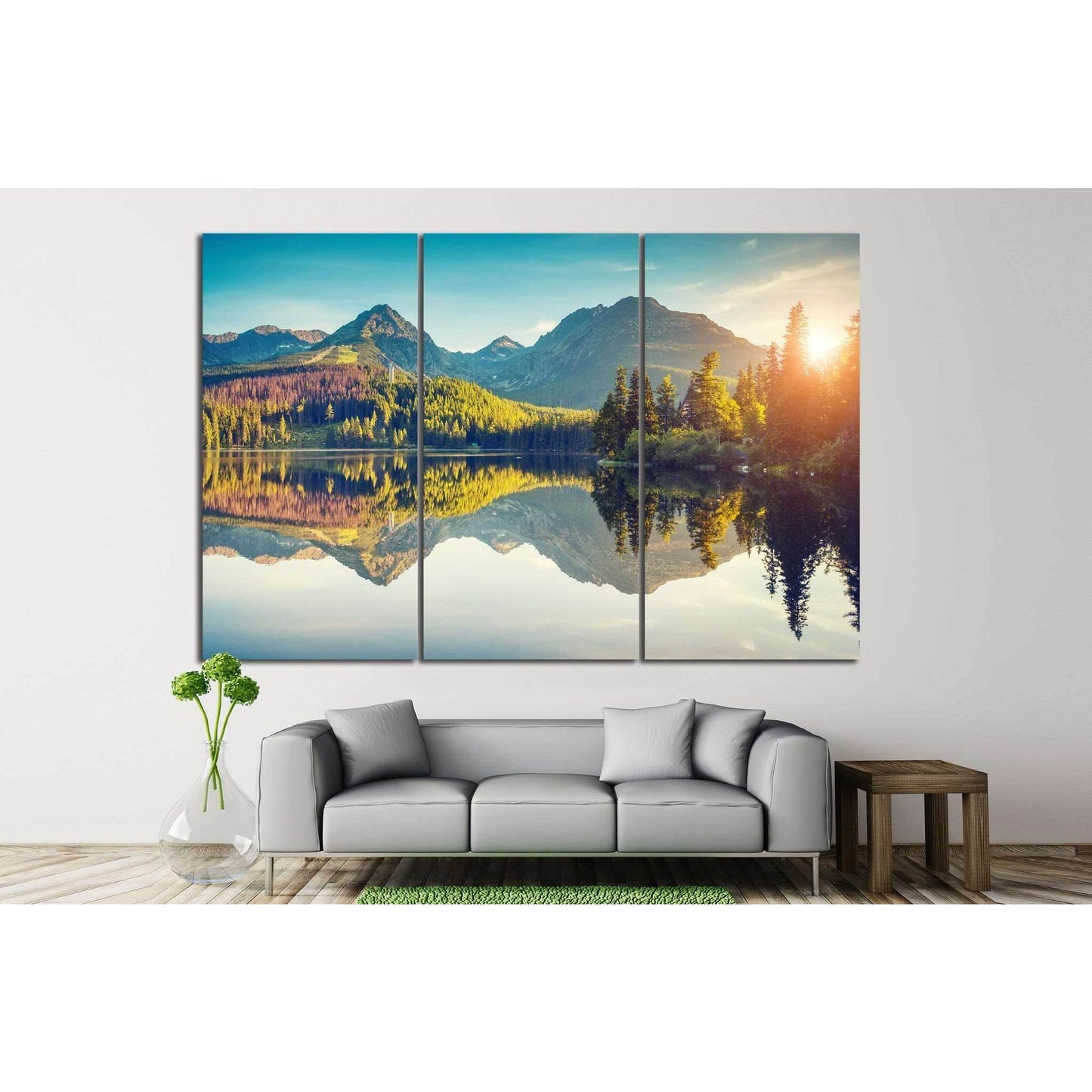 Strbske pleso, Slovakia, №611 Ready to Hang Canvas Print - Zellart Canvas Prints ALL_Products, s-611