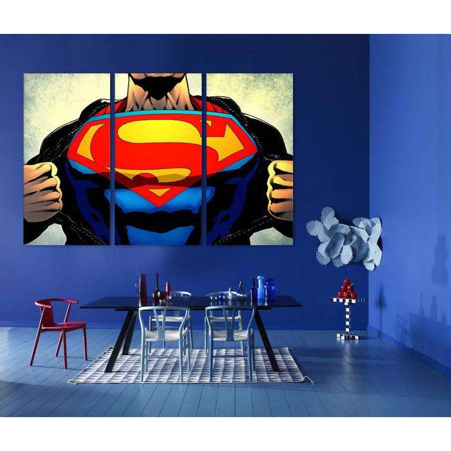 Superman №2003 Ready to Hang Canvas Print - Zellart Canvas Prints ALL_Products