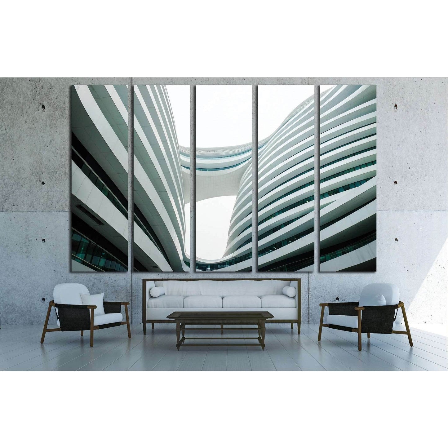 The Galaxy SOHO project in central Beijing №1575 Ready to Hang Canvas Print - Zellart Canvas Prints ALL_Products, s-1575