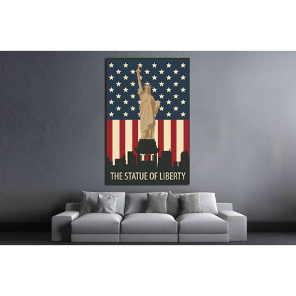 The Statue of Liberty №4523 Ready to Hang Canvas PrintCanvas art arrives ready to hang, with hanging accessories included and no additional framing required. Every canvas print is hand-crafted, made on-demand at our workshop and expertly stretched around