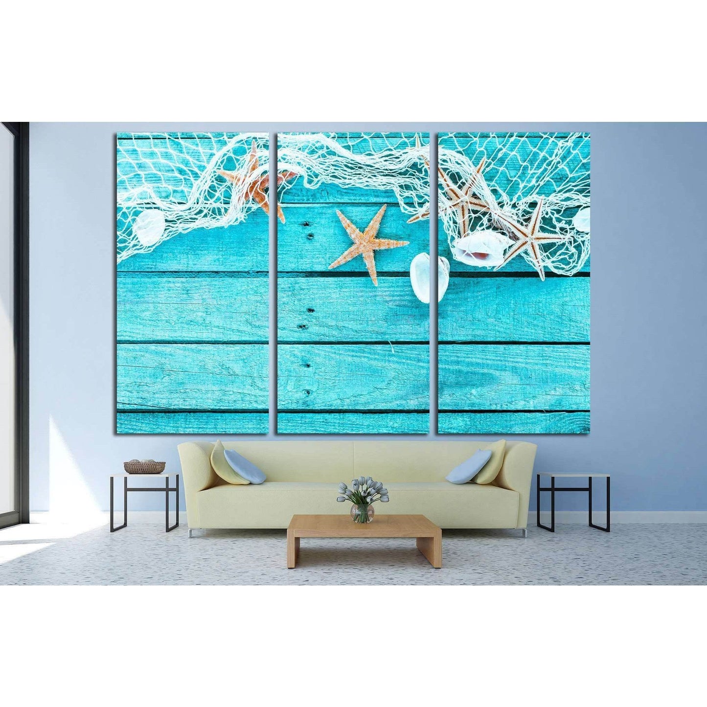 Thinning of Arct №1406 Ready to Hang Canvas Print - Zellart Canvas Prints ALL_Products, s-1406