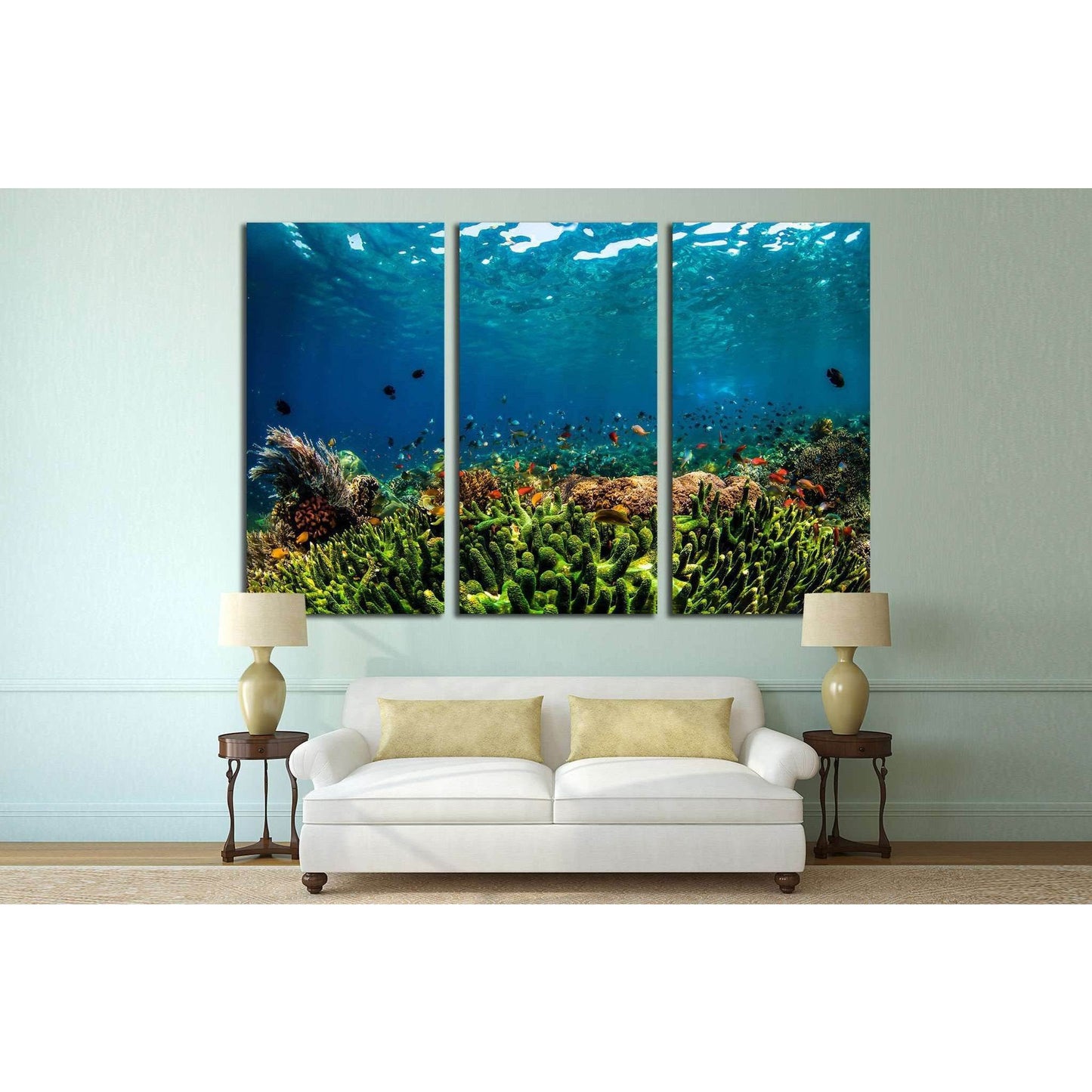 Underwater Fauna №515 Ready to Hang Canvas Print - Zellart Canvas Prints ALL_Products, s-515