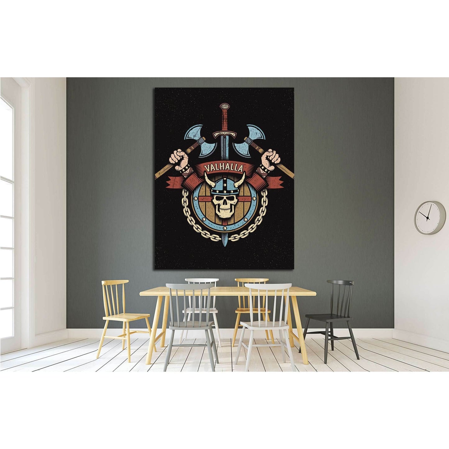 valhalla №4583 Ready to Hang Canvas Print - Zellart Canvas Prints ALL_Products, s-4583