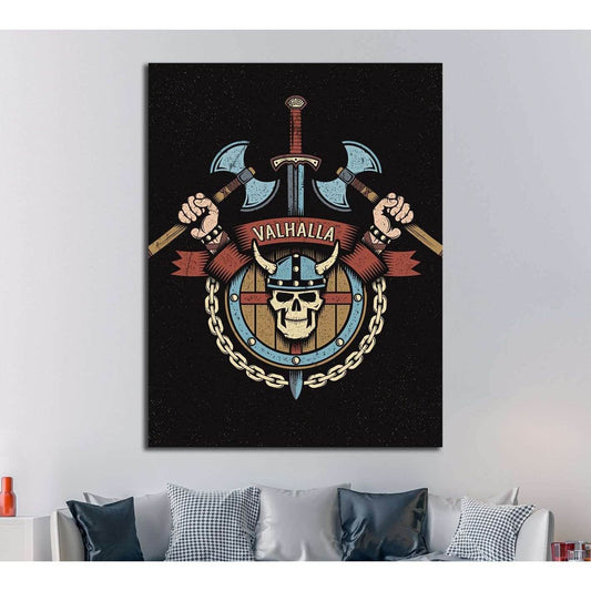 valhalla №4583 Ready to Hang Canvas PrintCanvas art arrives ready to hang, with hanging accessories included and no additional framing required. Every canvas print is hand-crafted, made on-demand at our workshop and expertly stretched around 100% North Am